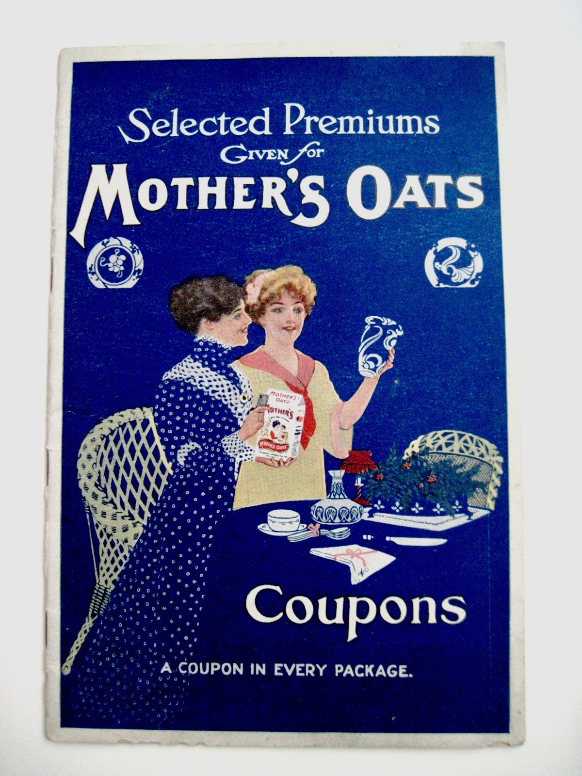 Vintage 1900’s Premiums Given for “Mother’s Oats” Coupons Booklet Quaker Oats *