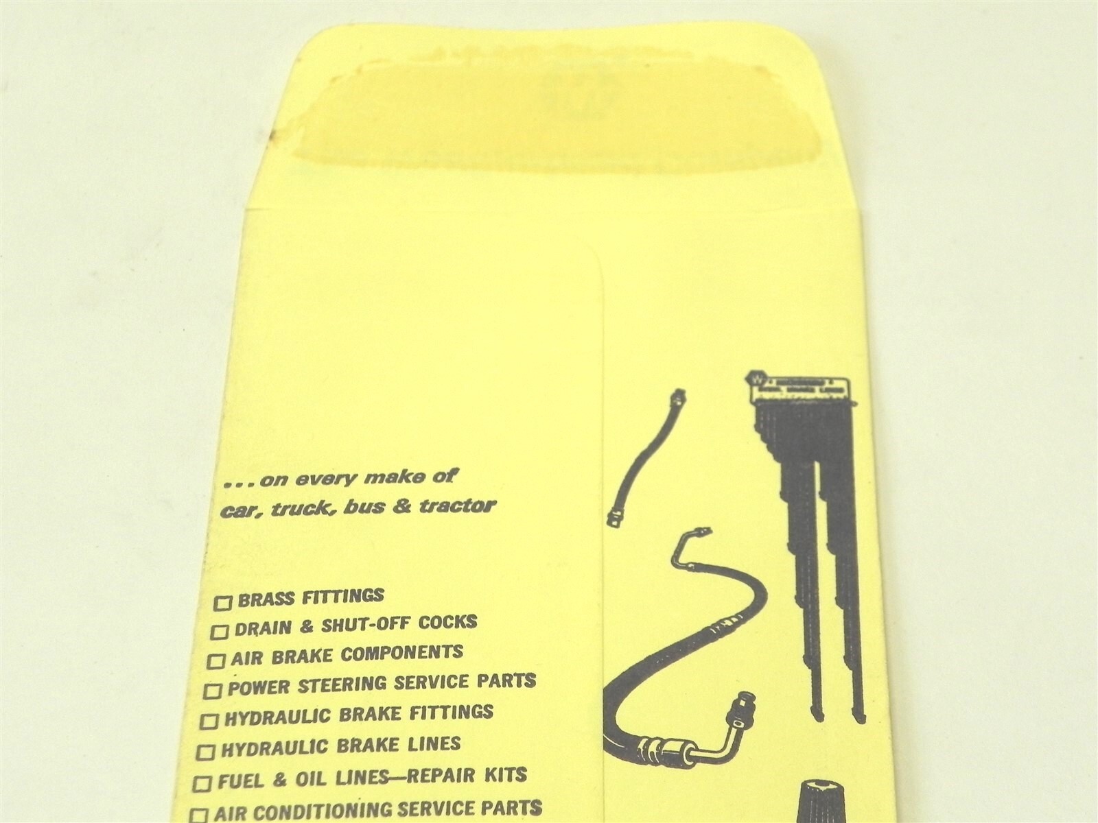 VINTAGE 1950’S-1960’S-1970’S WEATHERHEAD PARTS ENVELOPE 8″x4″ NEW UNUSED