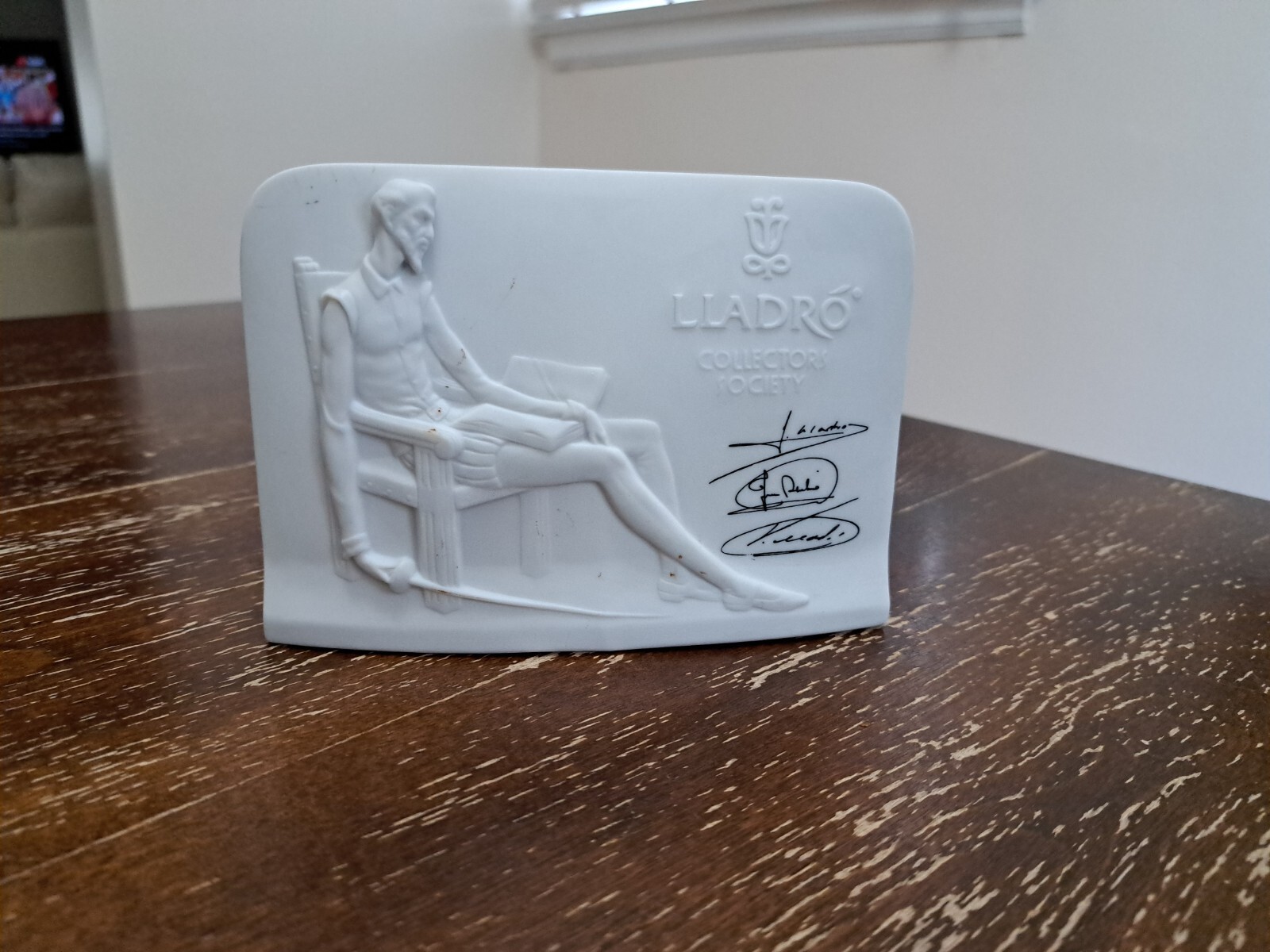 1985 LLadro Collectors Society Plaque