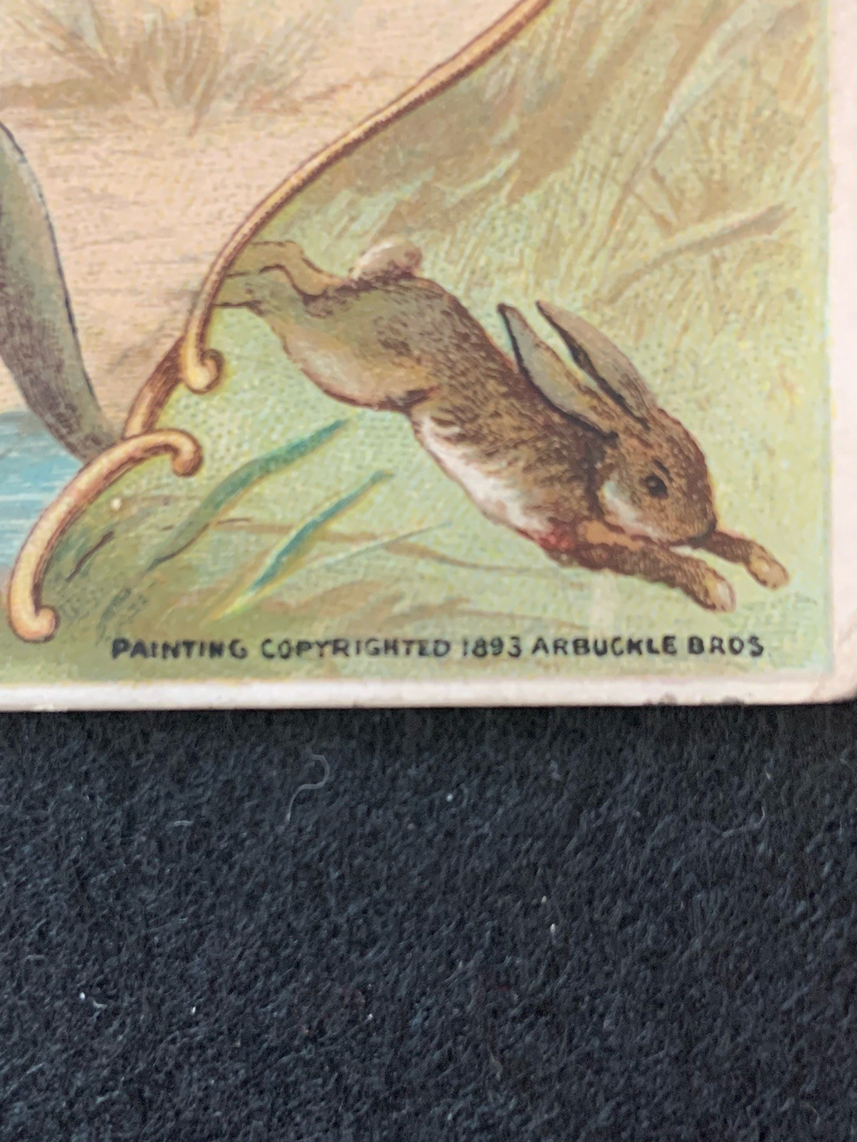 ARBUCKLE COFFEE 2 TRADE CARDS 1889 CALCUTTA INDIA + 1893 AUSTRALIA EXCELLENT