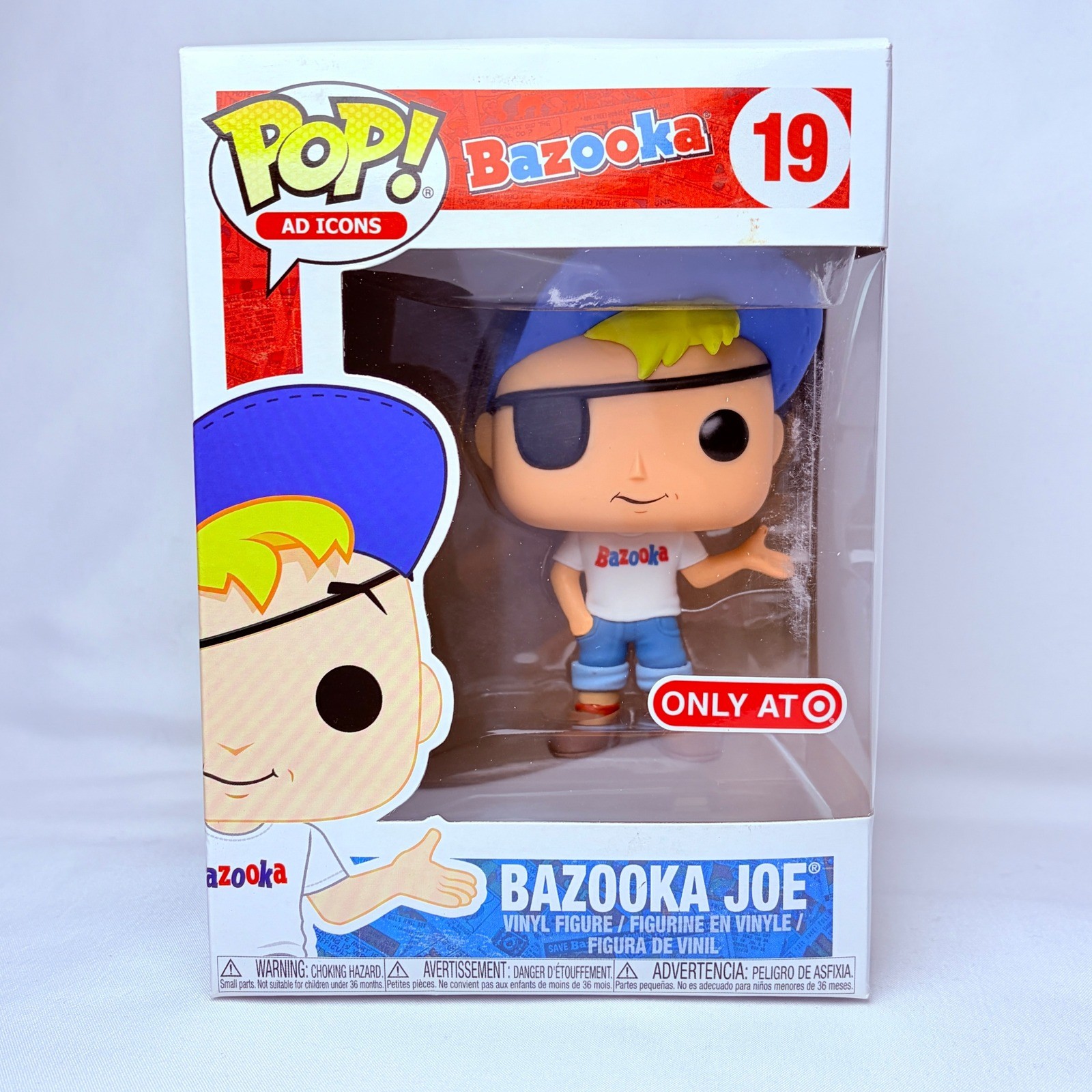Funko Pop Bazooka Joe 19 Target Exclusive Vinyl Figure Ad Icons Topps Mascot