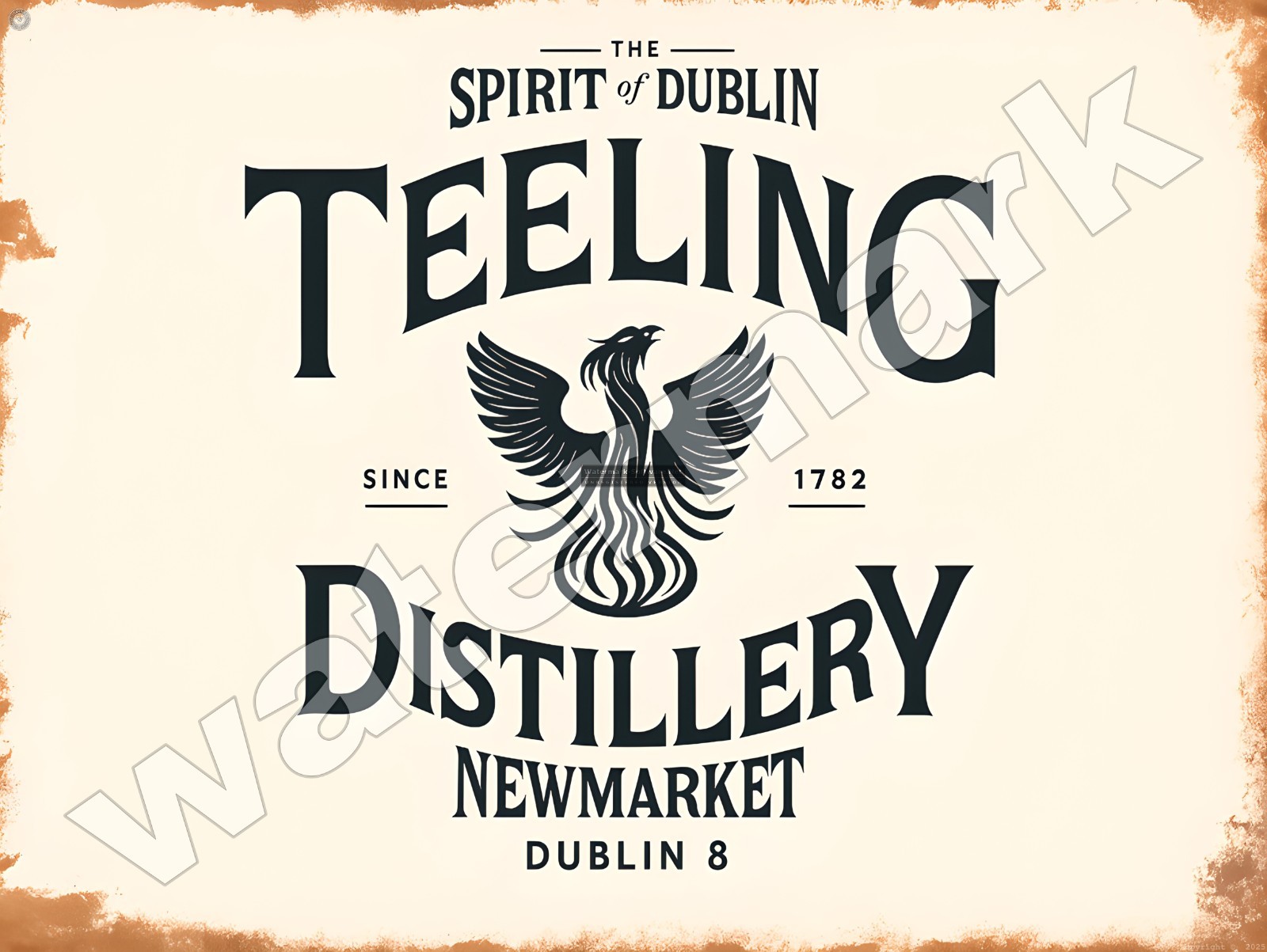 Teeling Distillery The Spirit Of Dublin Metal Sign 9″ x 12″ or 12″ x 16″
