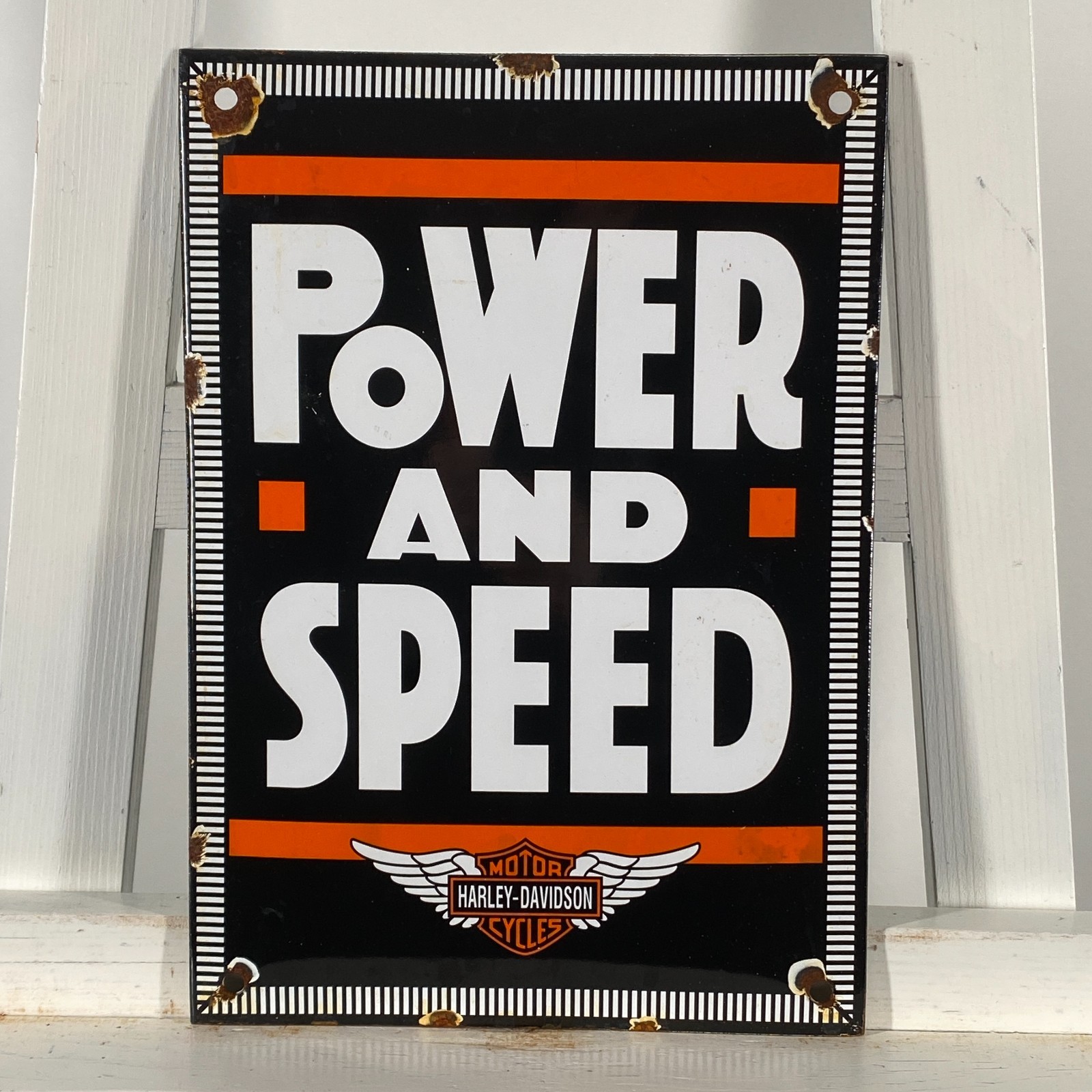 HARLEY-DAVIDSON – Enamel Sign – 30x20cm (11.8×7.9″) – Motorcycle Nice Decoration