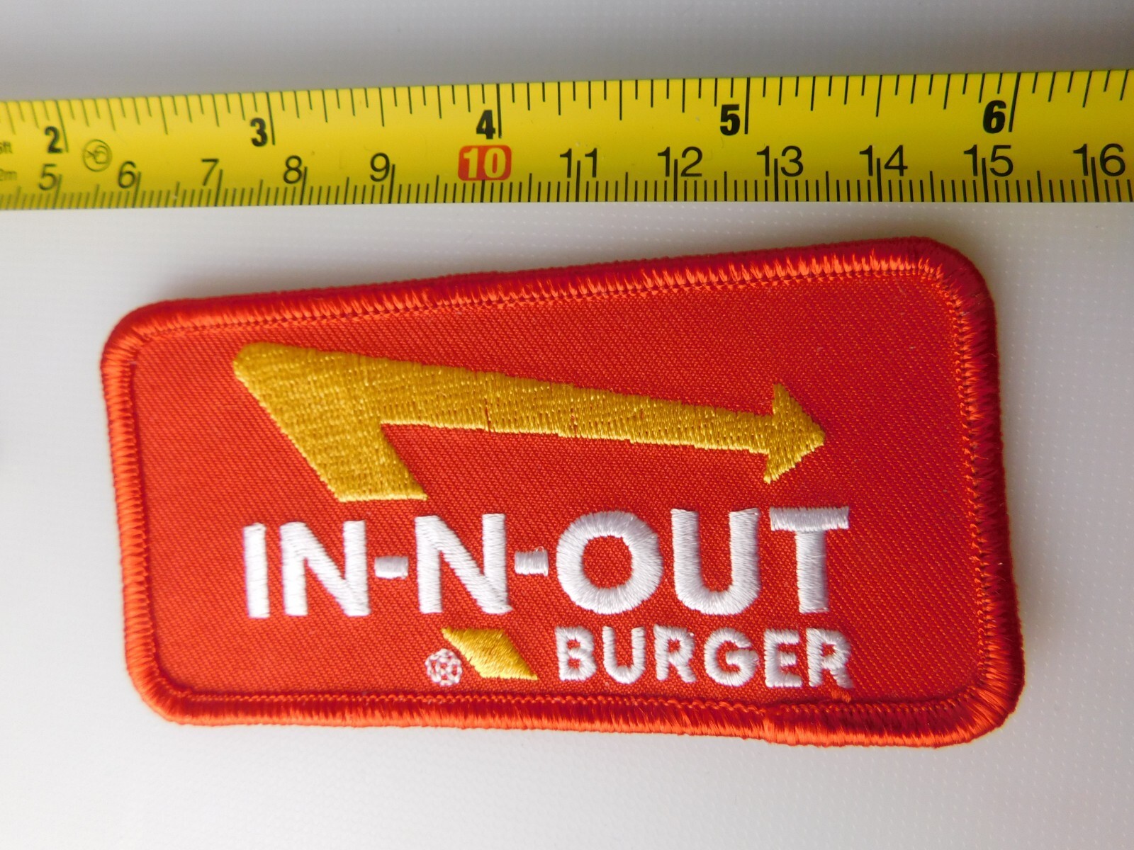 IN-N-OUT BURGER RESTAURANT PATCH EMPLOYEE BADGE ADVERTISING