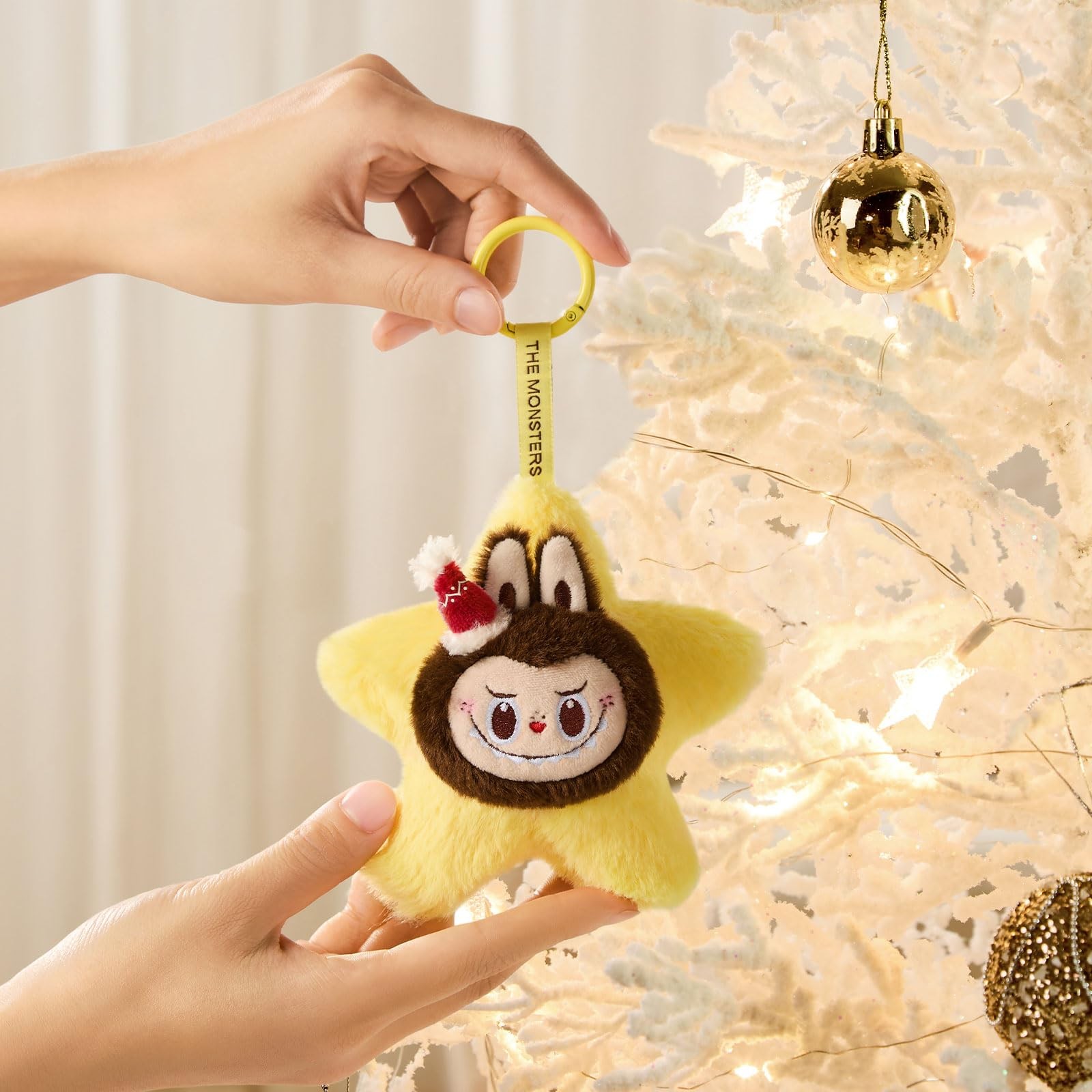 POP MART The Monsters Classic Single Box, Sparkly Plush Pendant
