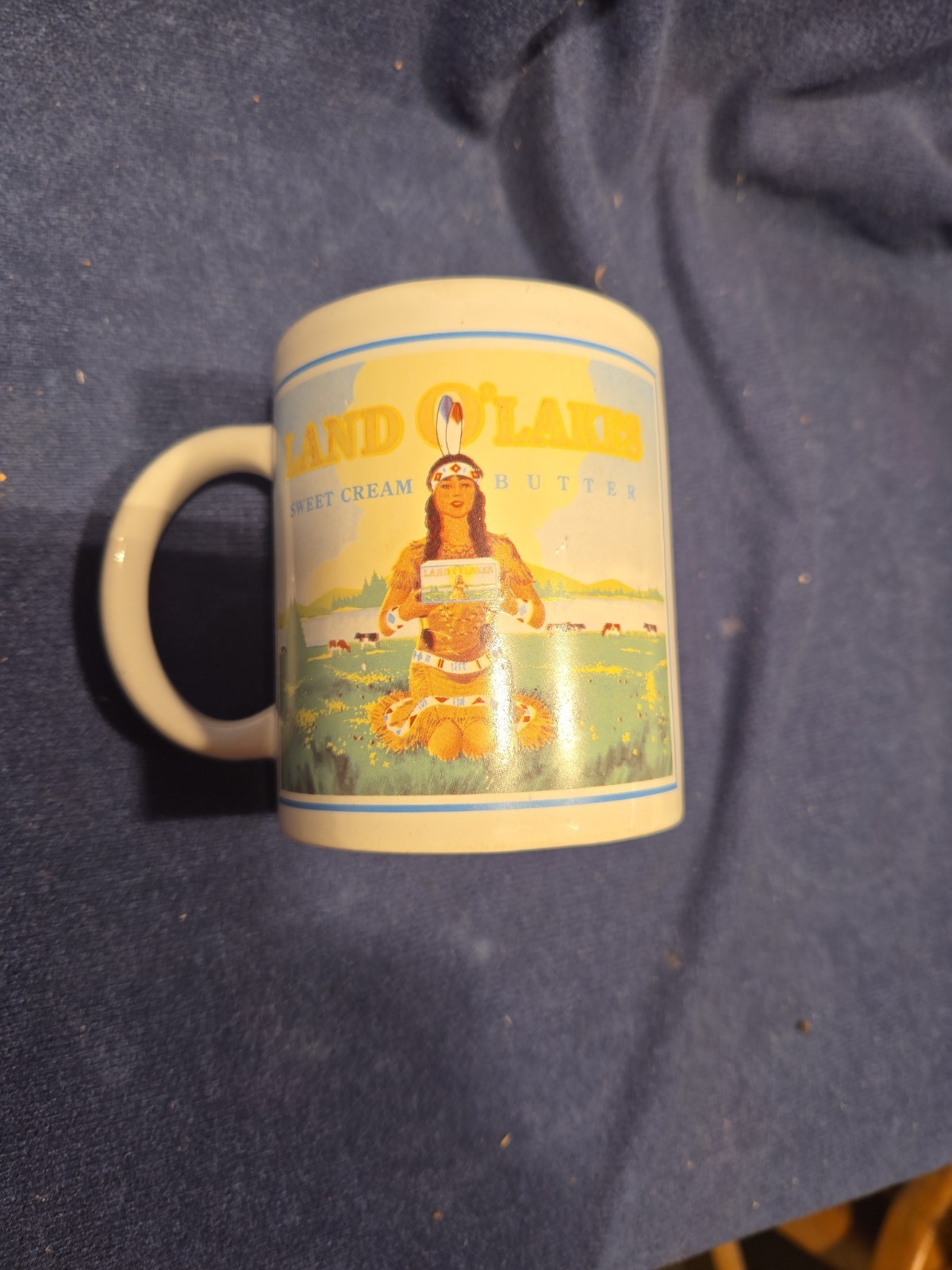 Land O’ Lakes advertising ceramic coffee mug Sweet Cream Butter