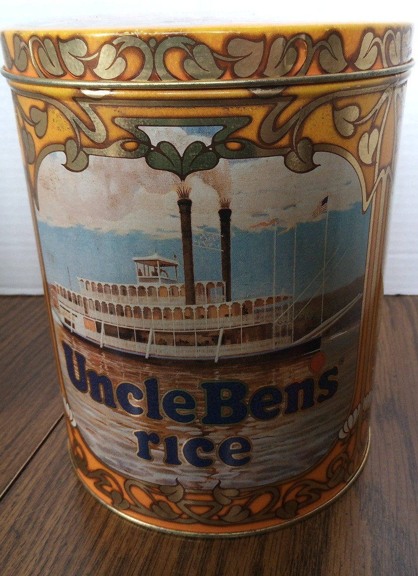 Uncle Ben’s Rice 40th Anniversary Limited Edition Tin Canister 1983 Vintage