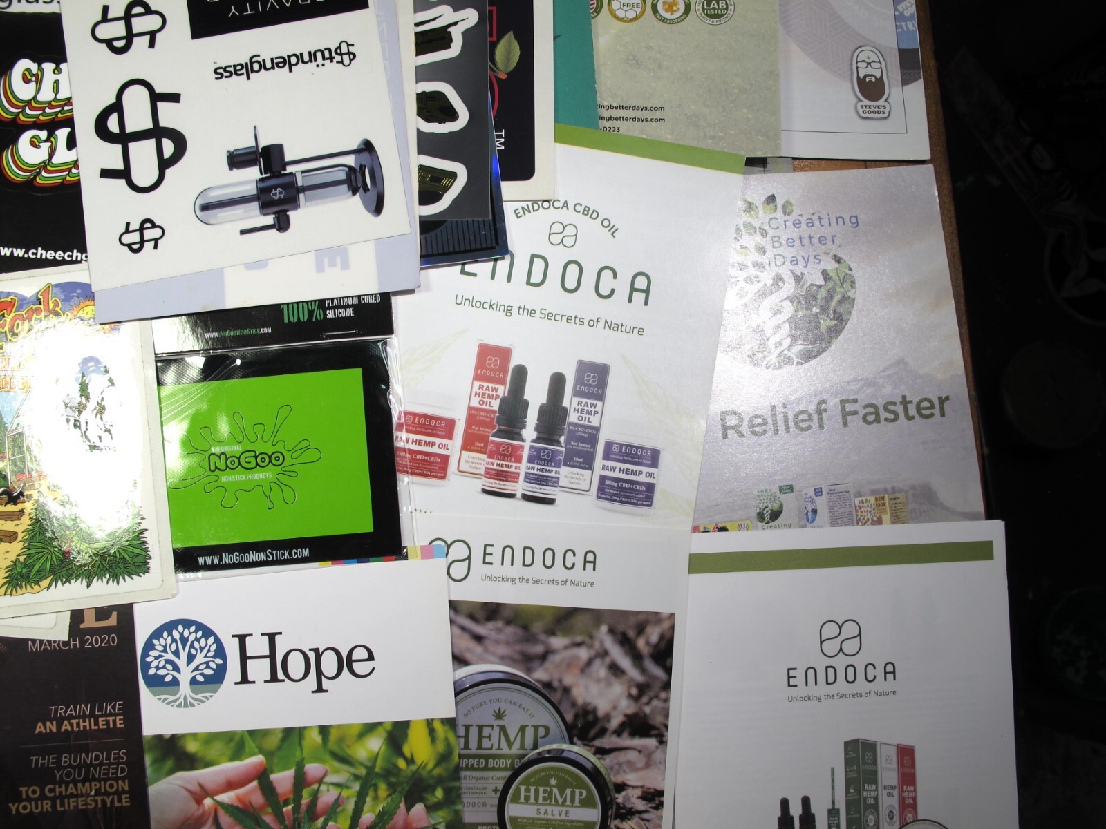 vtg 1990s 2000s 2010s Hemp Vape Weed sticker collection of 120 pc+