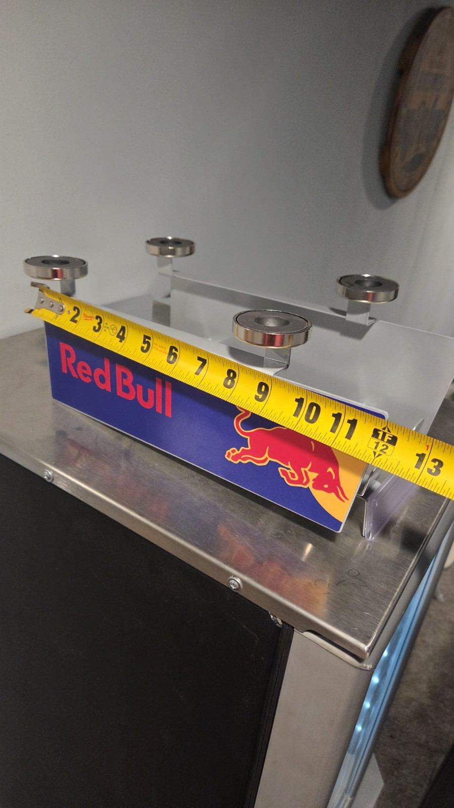 RED BULL Metal Adjustable magnetic tray