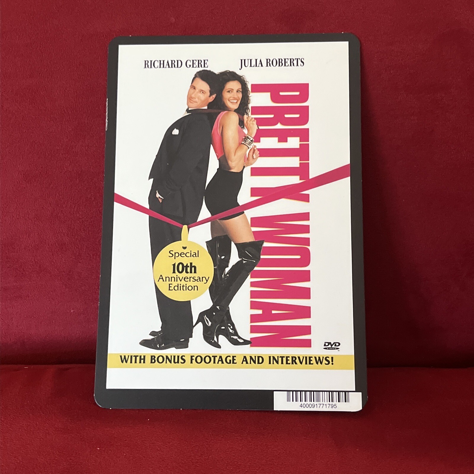 Blockbuster Movie Backer Card Mini Poster 5.5” x 8” Pretty Woman Julia Roberts