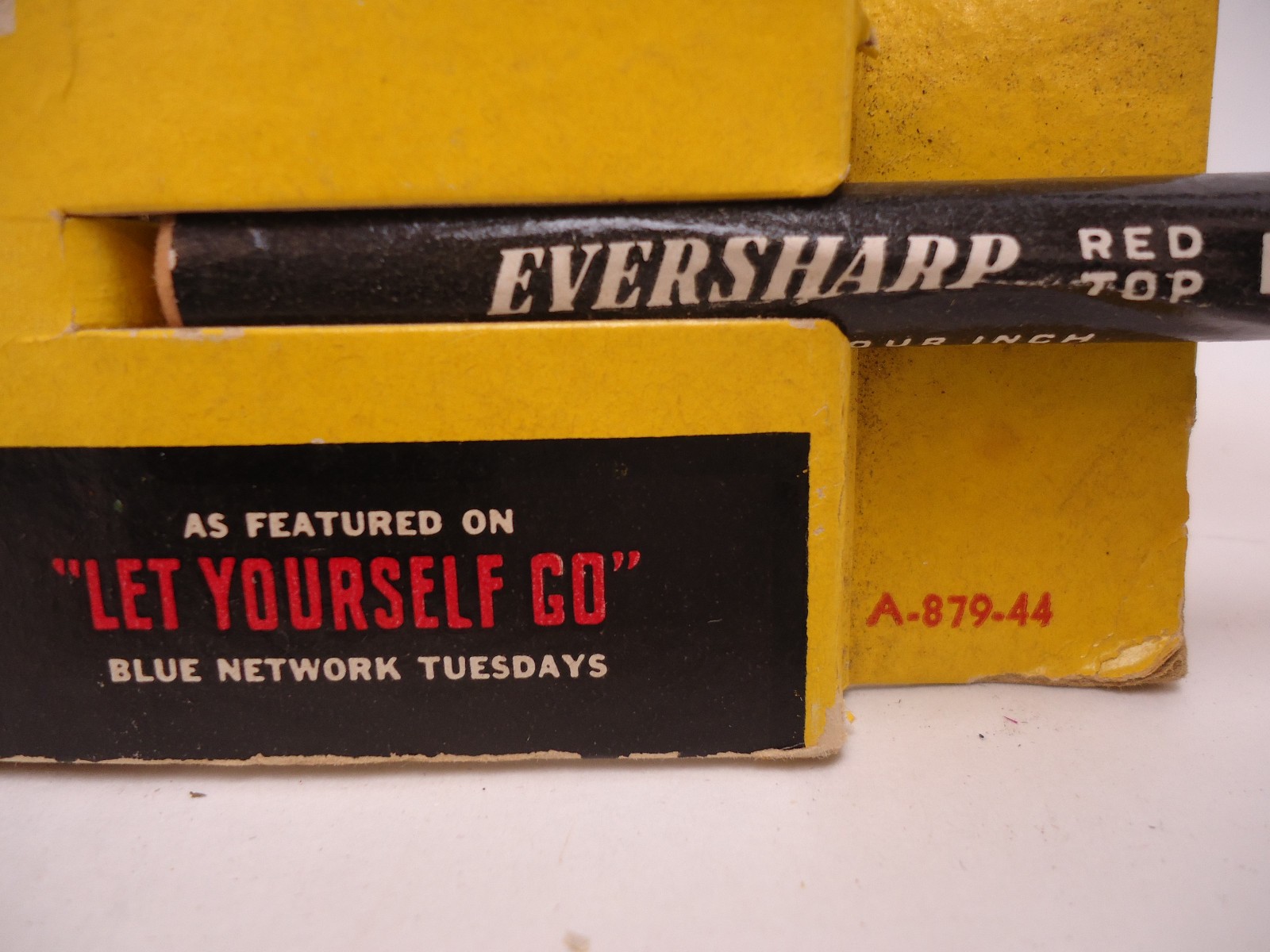 Vintage 1940’s Eversharp Pencil Red Top Lead 10 Cents Advertising Store Display