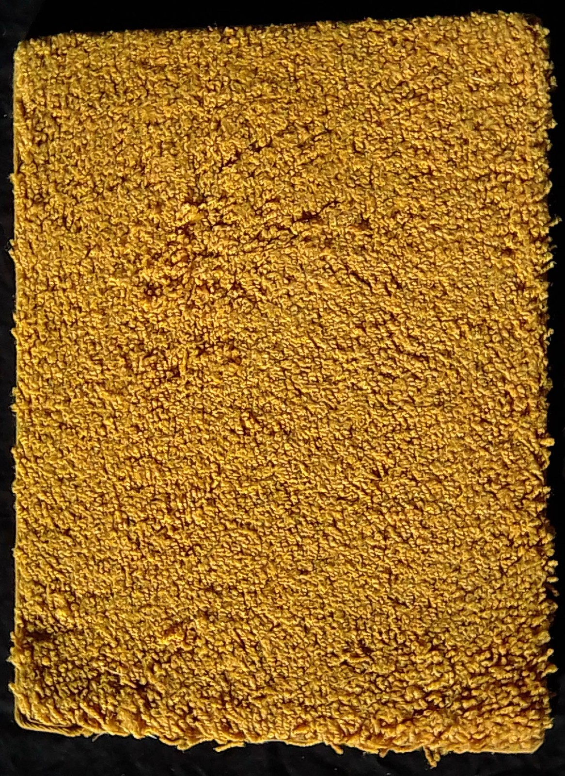 NOS 1970s Vickery Carpet Sample Golden Poppy Shag Plush Retro MCM Swatch 18×14