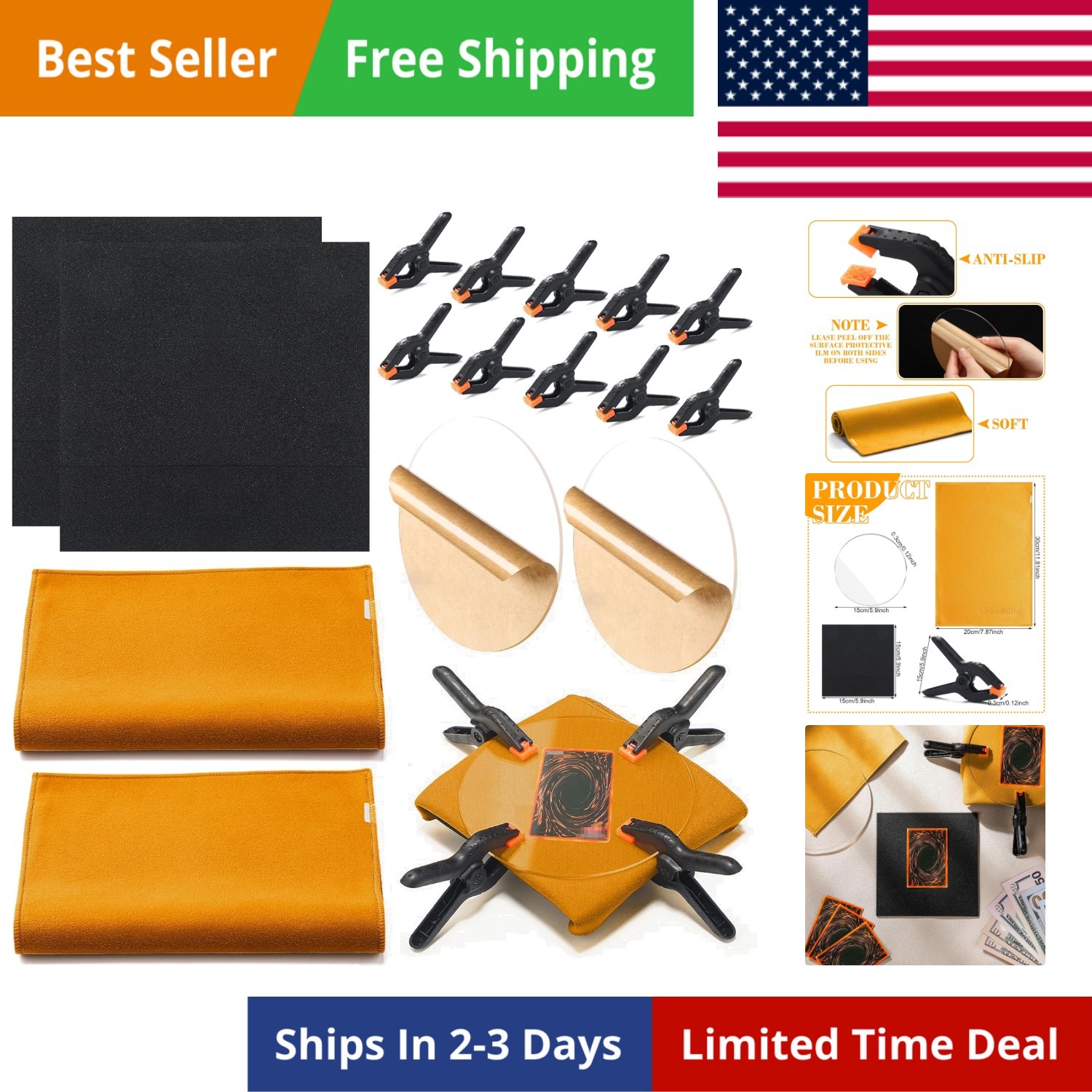 16 Pcs Trading Card Cleaning Care Tool Accessory Kit Sports Card Flattening K…