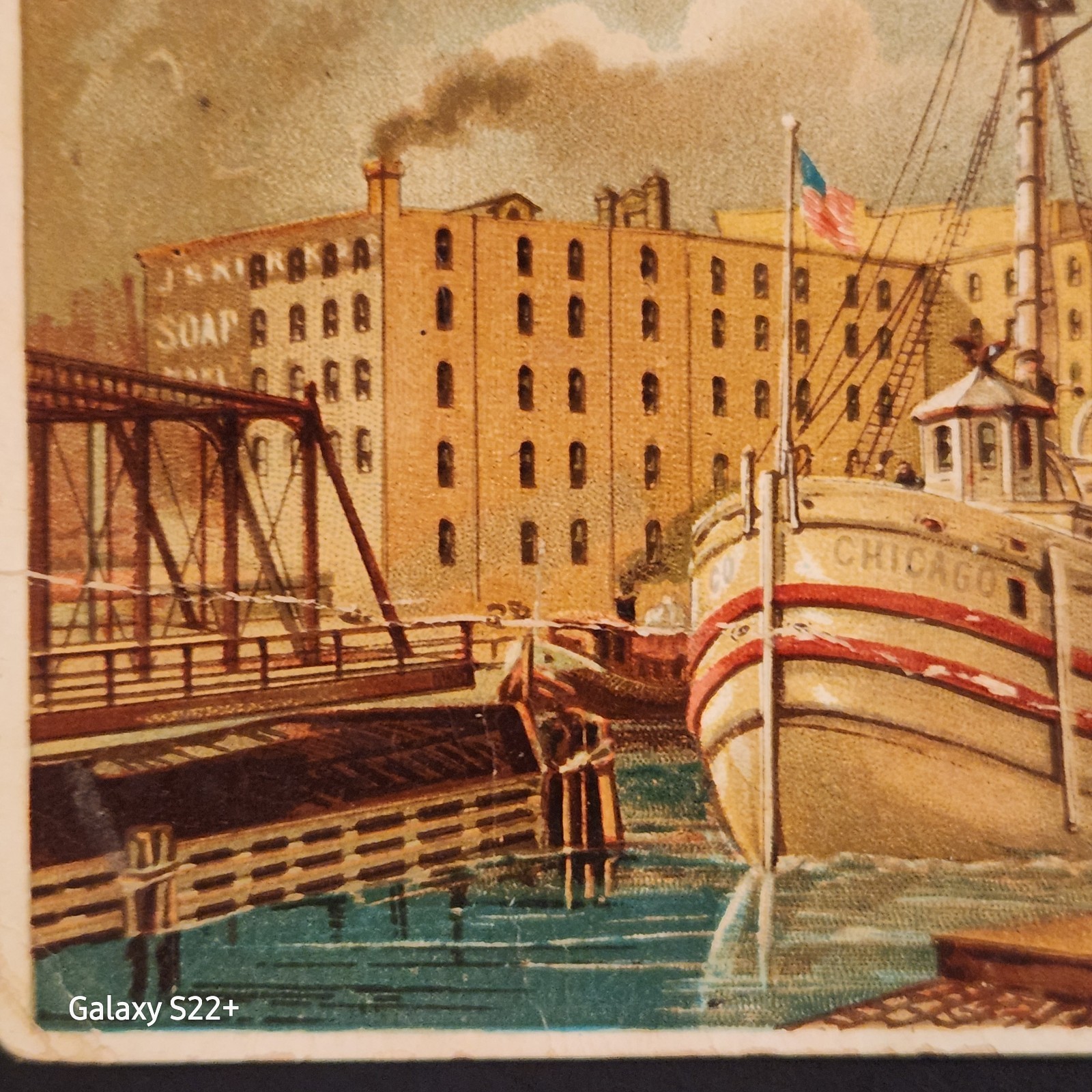 Victorian Trade Card White Cloud Soap Jas.S.Kirk & Co. Chicago New Castle In.