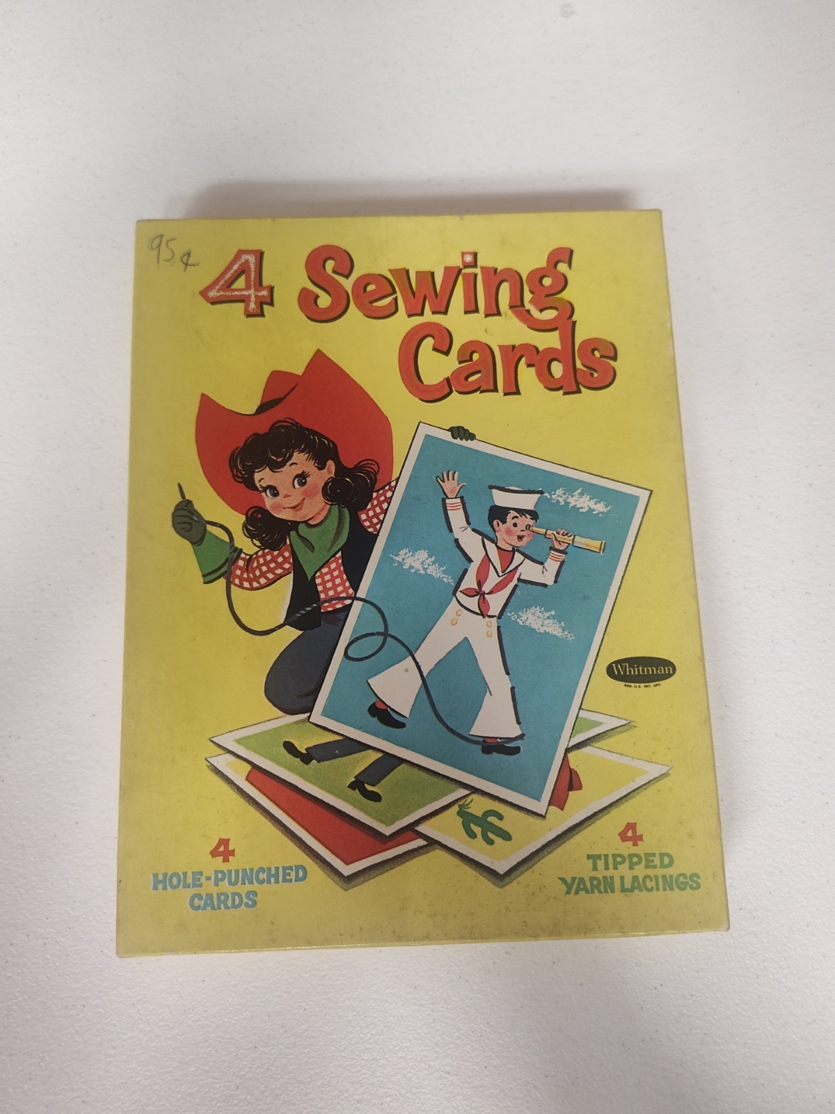 Vintage Whitman 1961 Sewing Cards USA