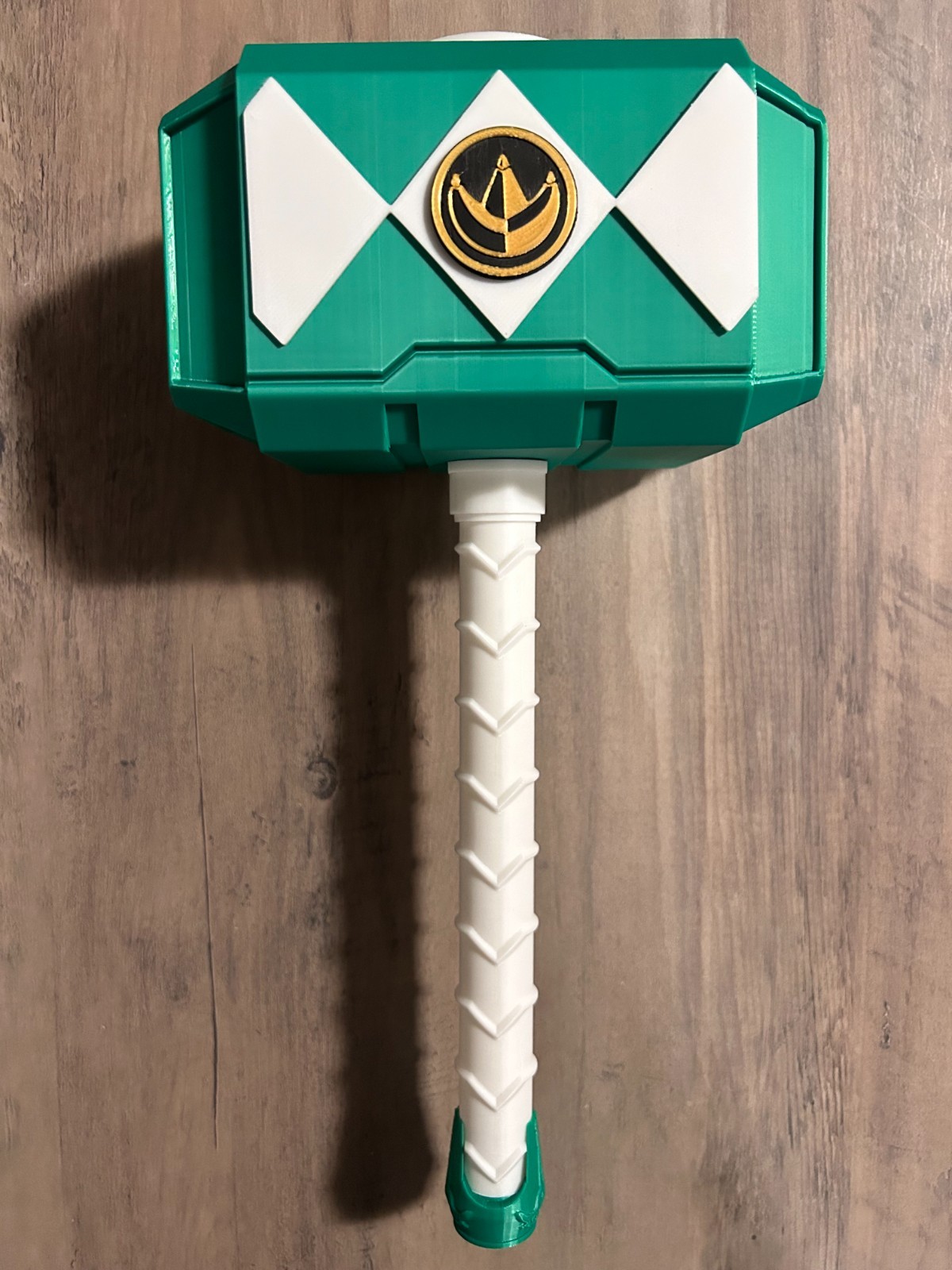 Power Rangers Green Ranger Themed Mjolnir Thor’s Hammer