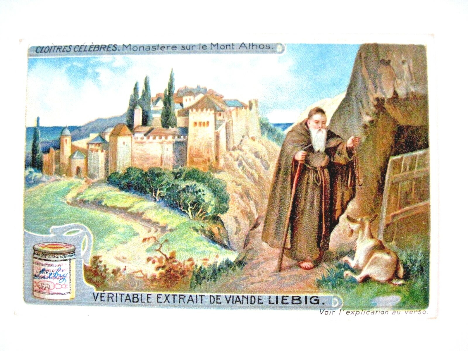 1909 Victorian Trade Card Set – Liebig’s Fleisch-Extract – Monasteries Set *