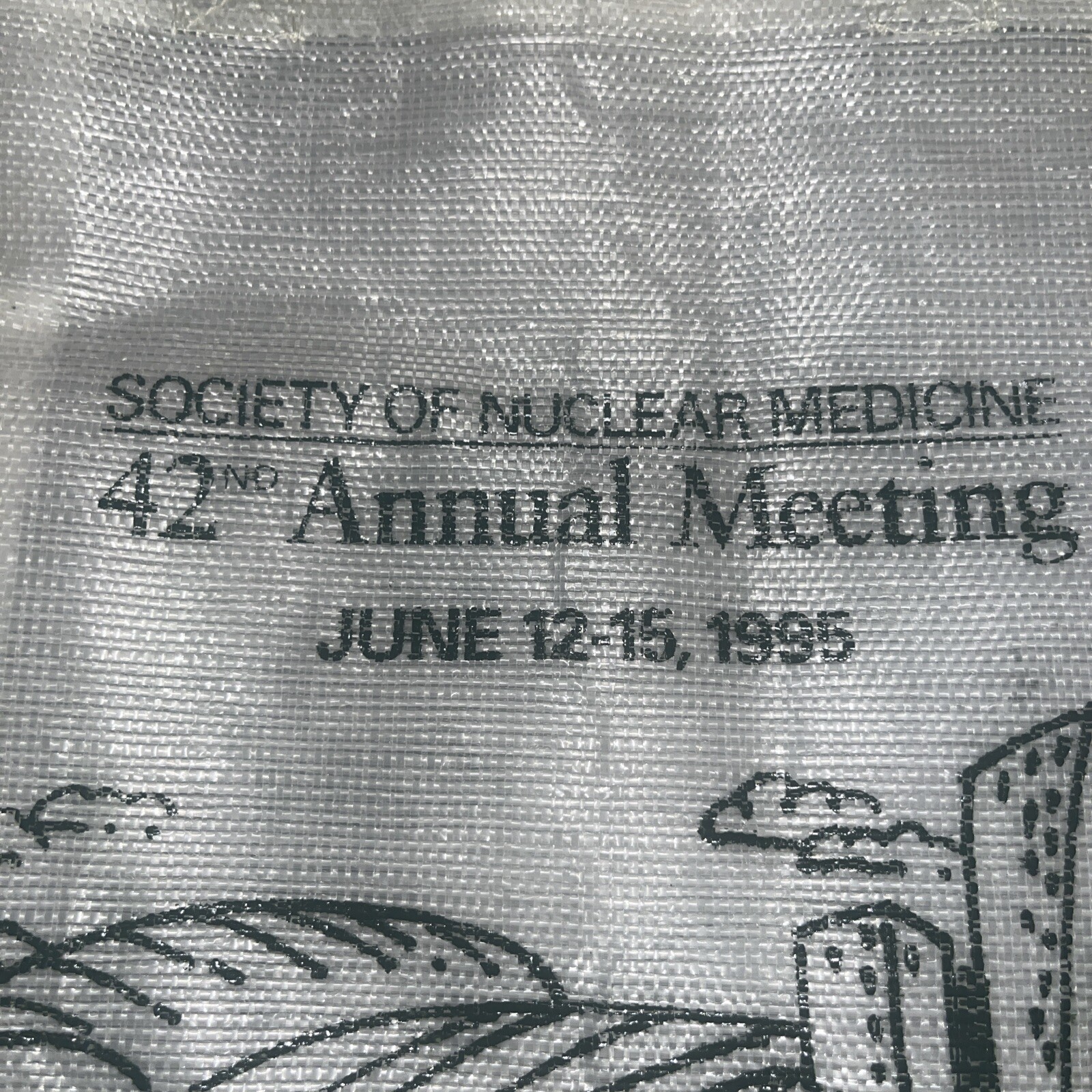 DuPont Tote Bag Society Of Nuclear Medicine 42nd Annual Meeting SYNCOR 1995