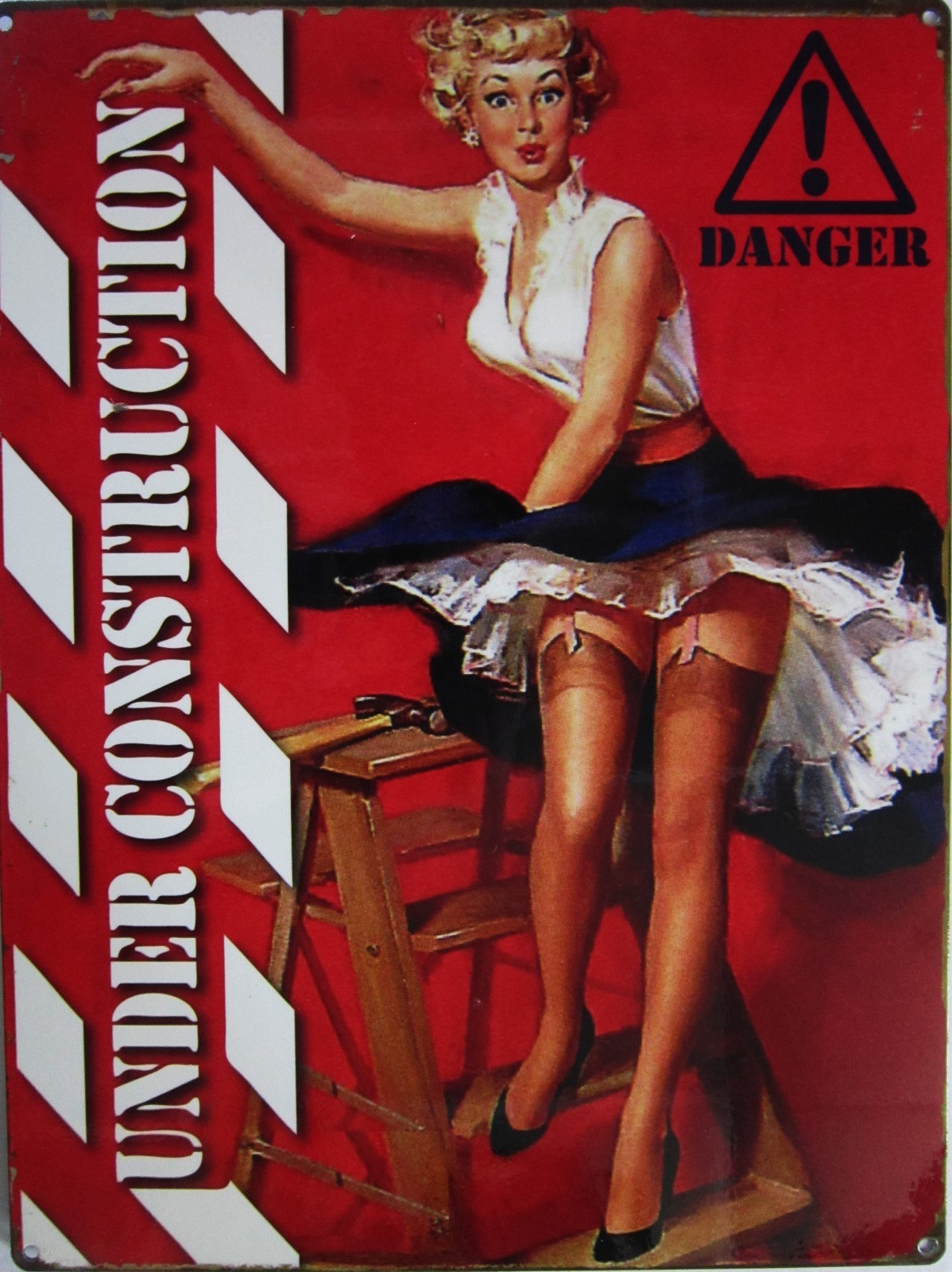Under Construction Metal Sign