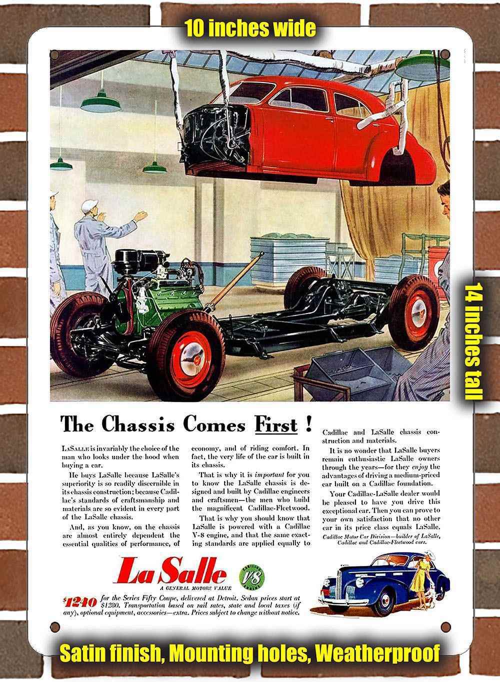 Metal Sign – 1940 LaSalle _10- 10×14 inches