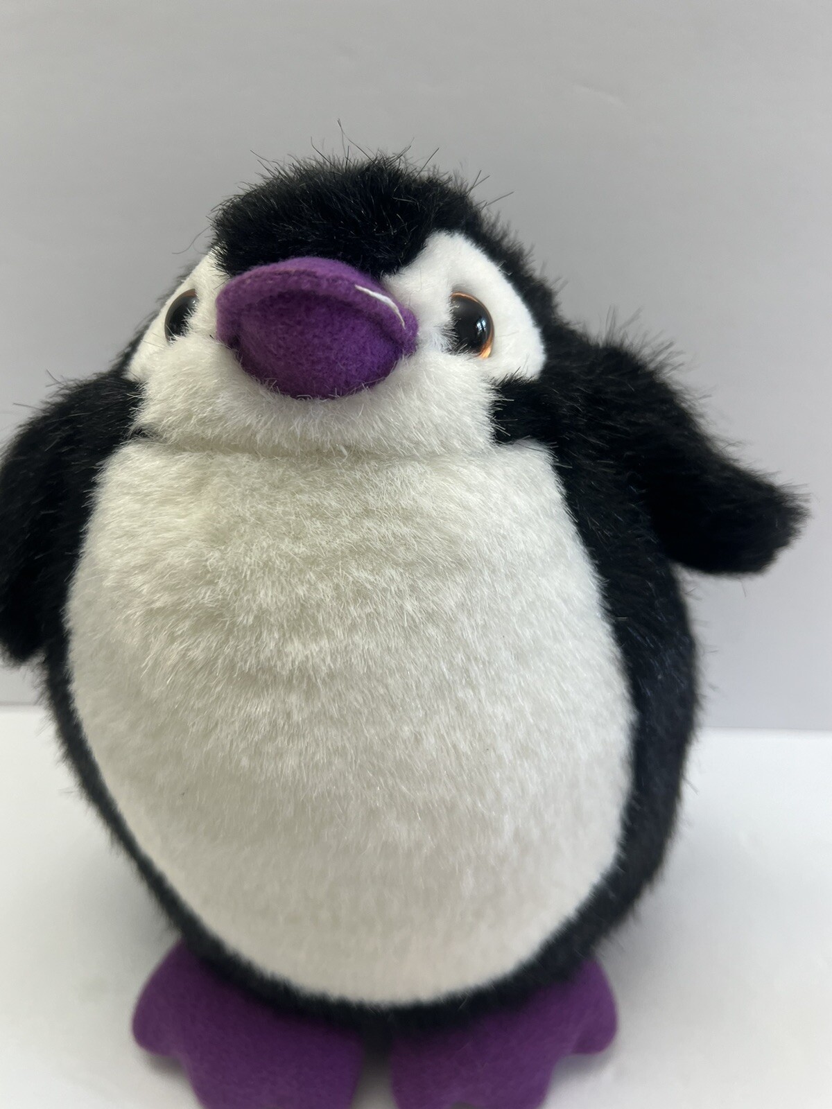 Welch’s Grape Juice & Jelly Jam Penguin Plush – Russ Berrie & Co. 8”.