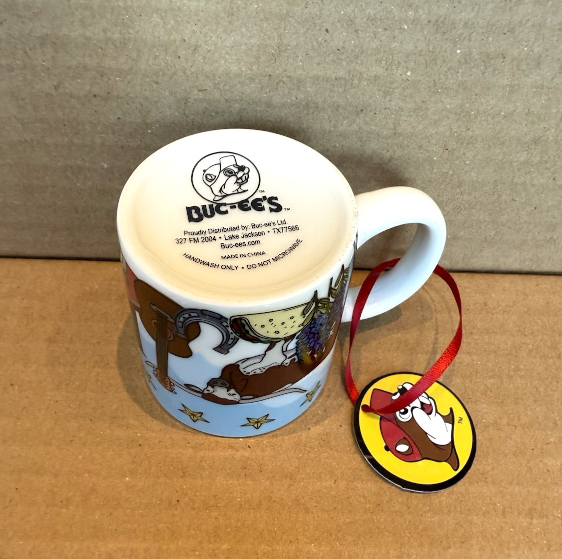 Buc-ee’s Mini Coffee Mug – Baytown Texas Store – 2.5 x 2 Inches – New