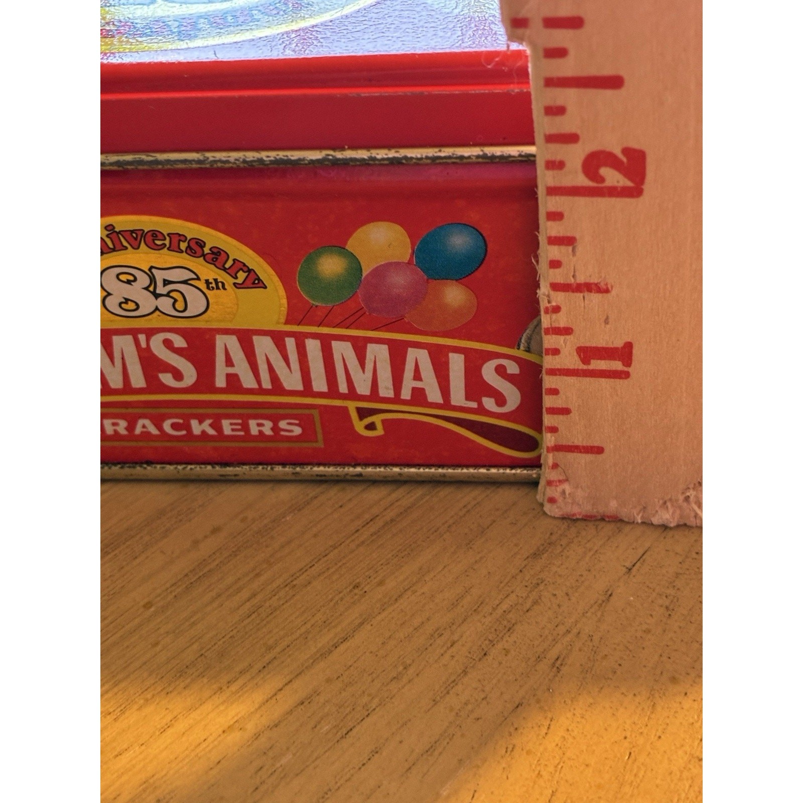 VTG 85th Anniversary Barnum’s Animals Crackers Tin Circus Nabisco Ringling 1987
