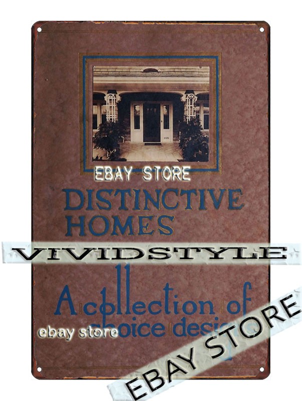 Tin Sign 1912 Homes Collection Of Choice Designs House Plans the interior design