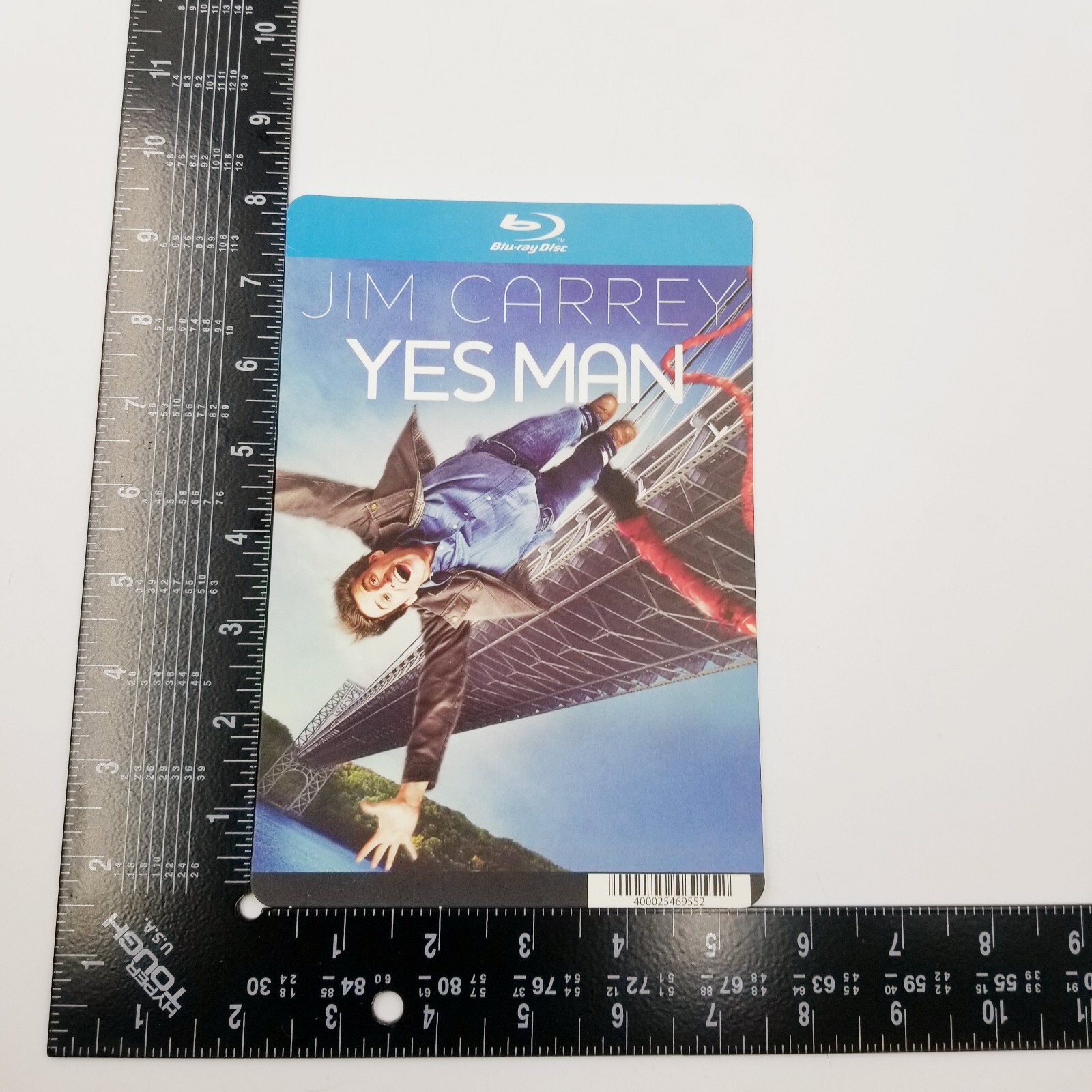 Yes Man Jim Carrey BlockBuster Video Backer Card 5.5″X8″ NO MOVIE Rare