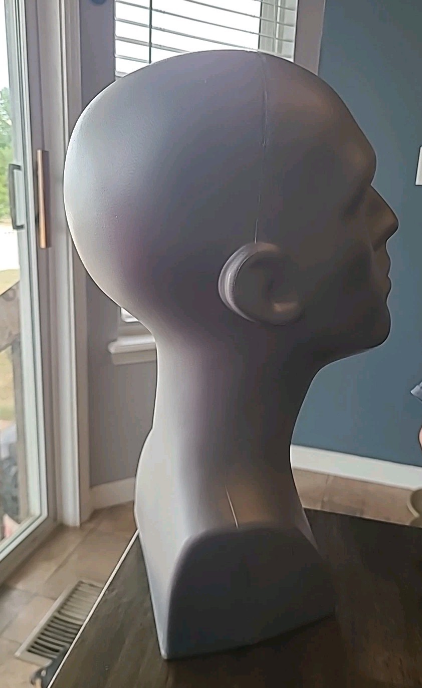 Male Mannequin Head Light Weight Style Display Head