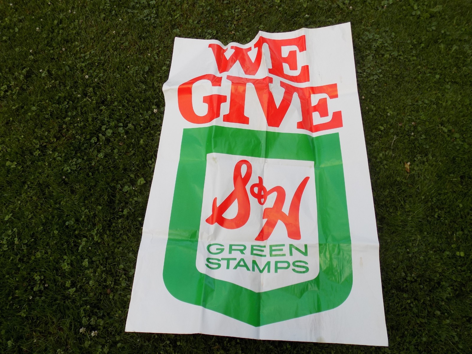 Vintage We Give S & H Green Stamps Glossy Paper Store Papers