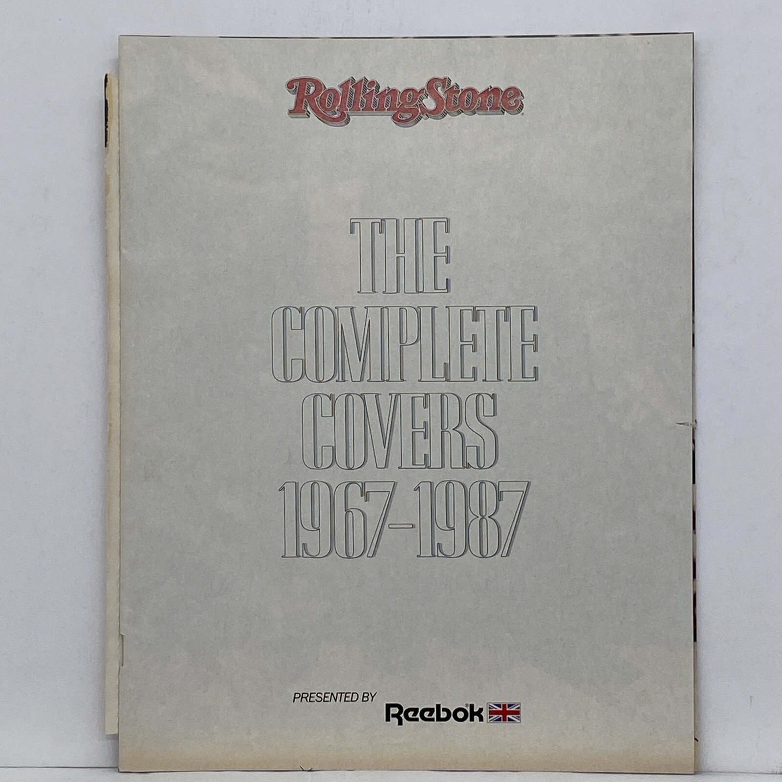 1987 Reebok Print Ad Rolling Stone Magazine Complete Covers 1967-1987 booklet