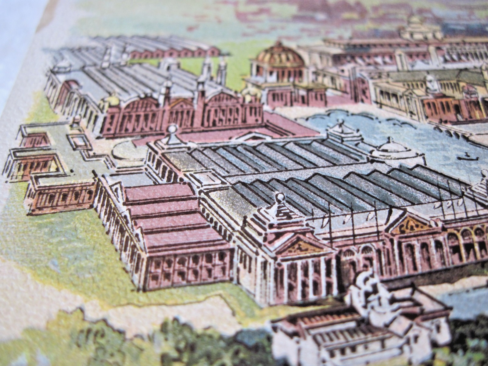 1893 Columbia Expo Clark’s Spool Cotton Trading Card Grounds & Buildings