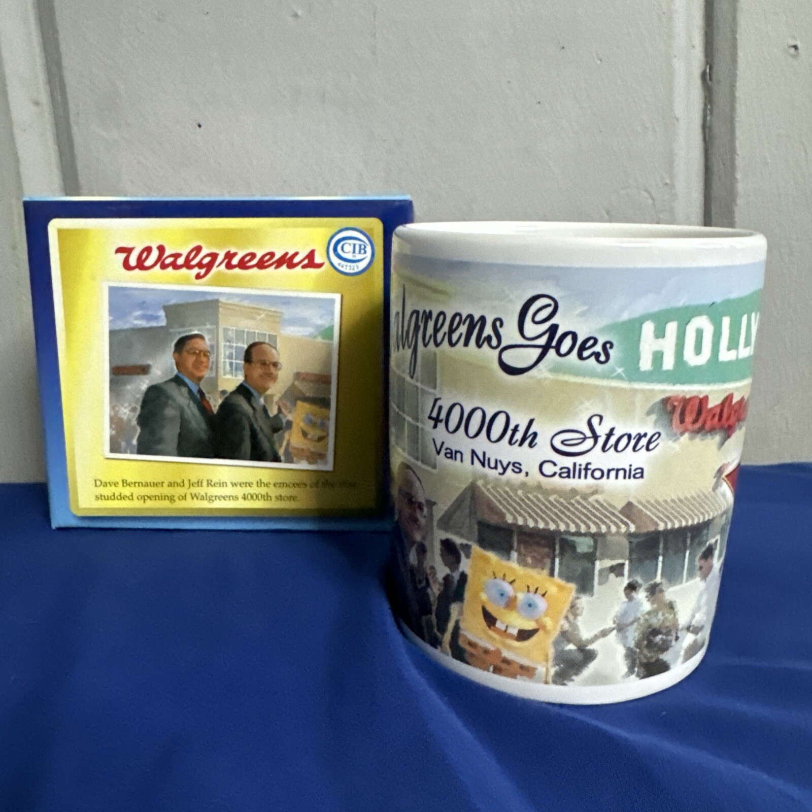 Walgreens 4000th Store Coffee Mug Hollywood Van Nuys California 2003 w/COA