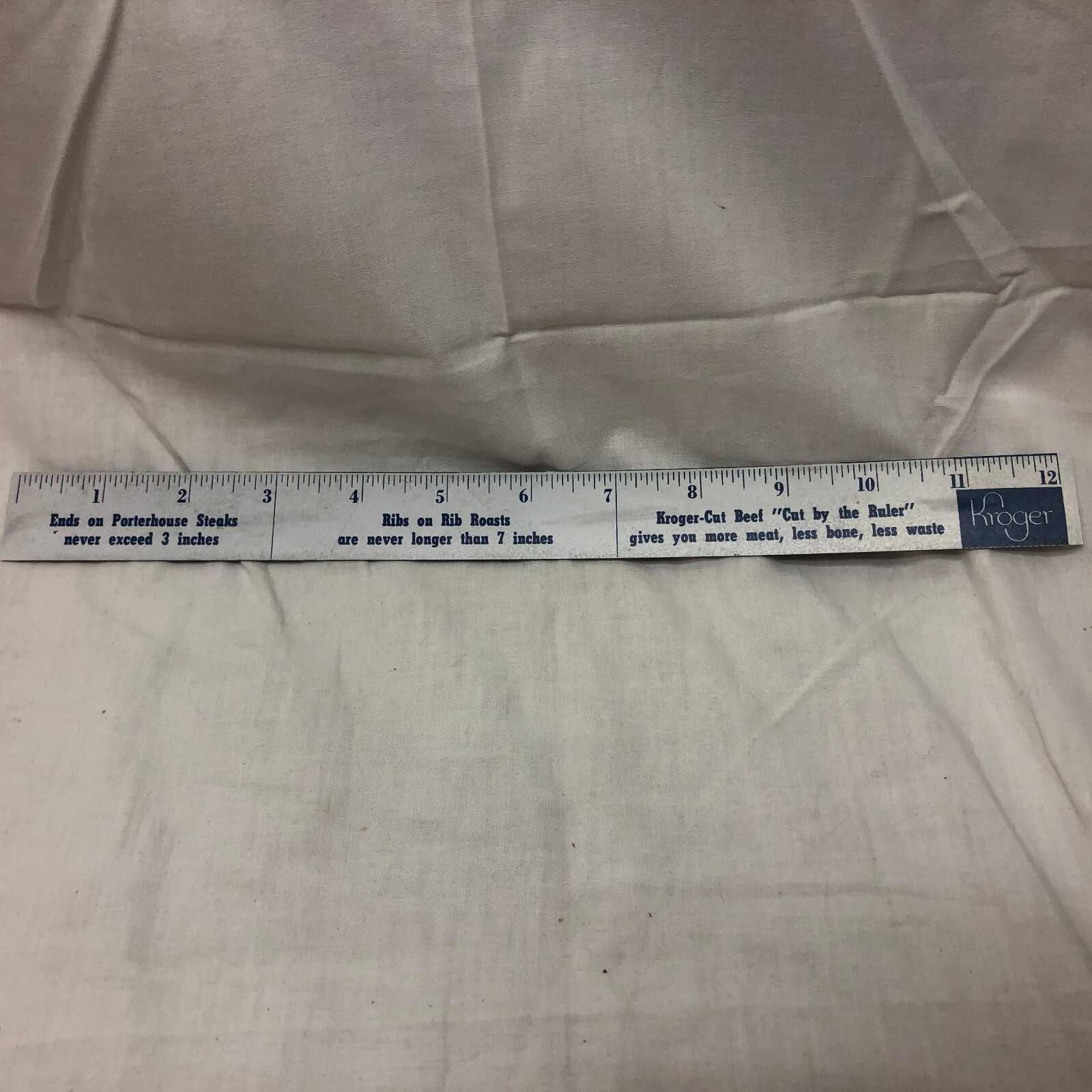 Vintage Plastic Advertising Kroger Ruler