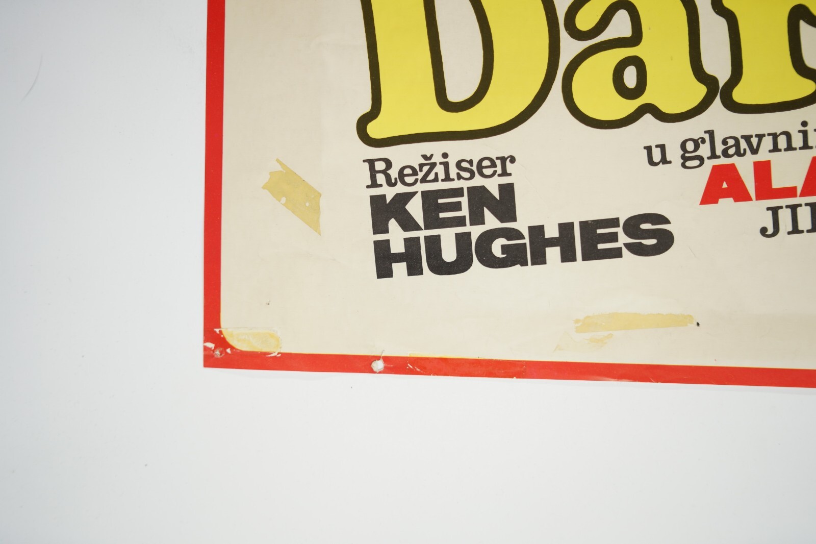 ALFIE DARLING / OH ALFIE Original exYU movie poster 1975 JOAN COLLINS ALAN PRICE