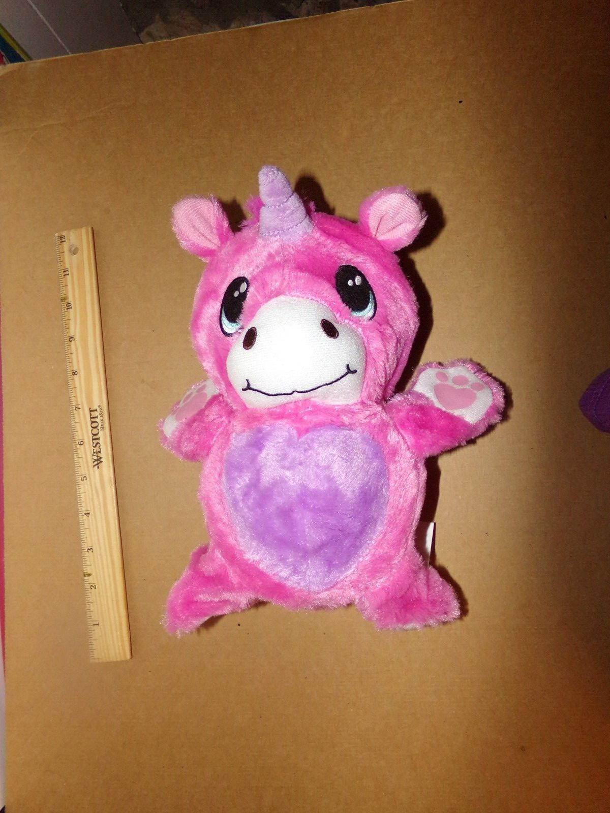 Ball Pets 2014 Pop Up Pink Purple Unicorn Plush Soft Toy Stuffed Animal 10″