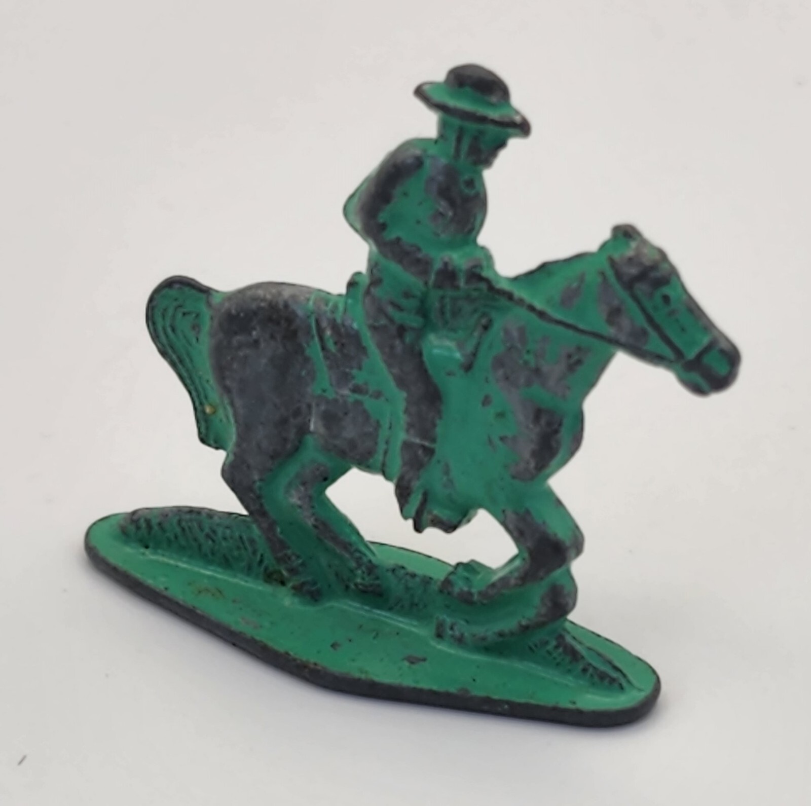 Vintage Bubble Gum Premium Cracker Jack Prize Cowboy Riding a Horse Toy
