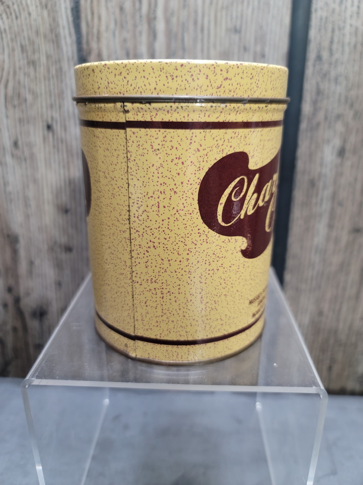 Vintage Charles Chip Salesman Sample Mini Potato Tin Collectors Limited Edition