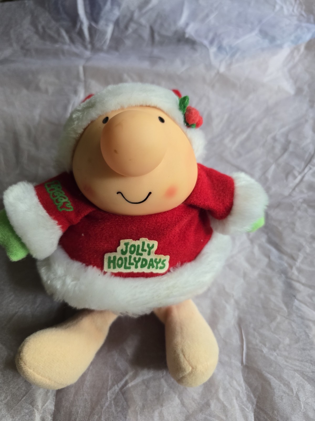 Vintage Ziggy Plush 5″ “Jolly Holly Days” 1982