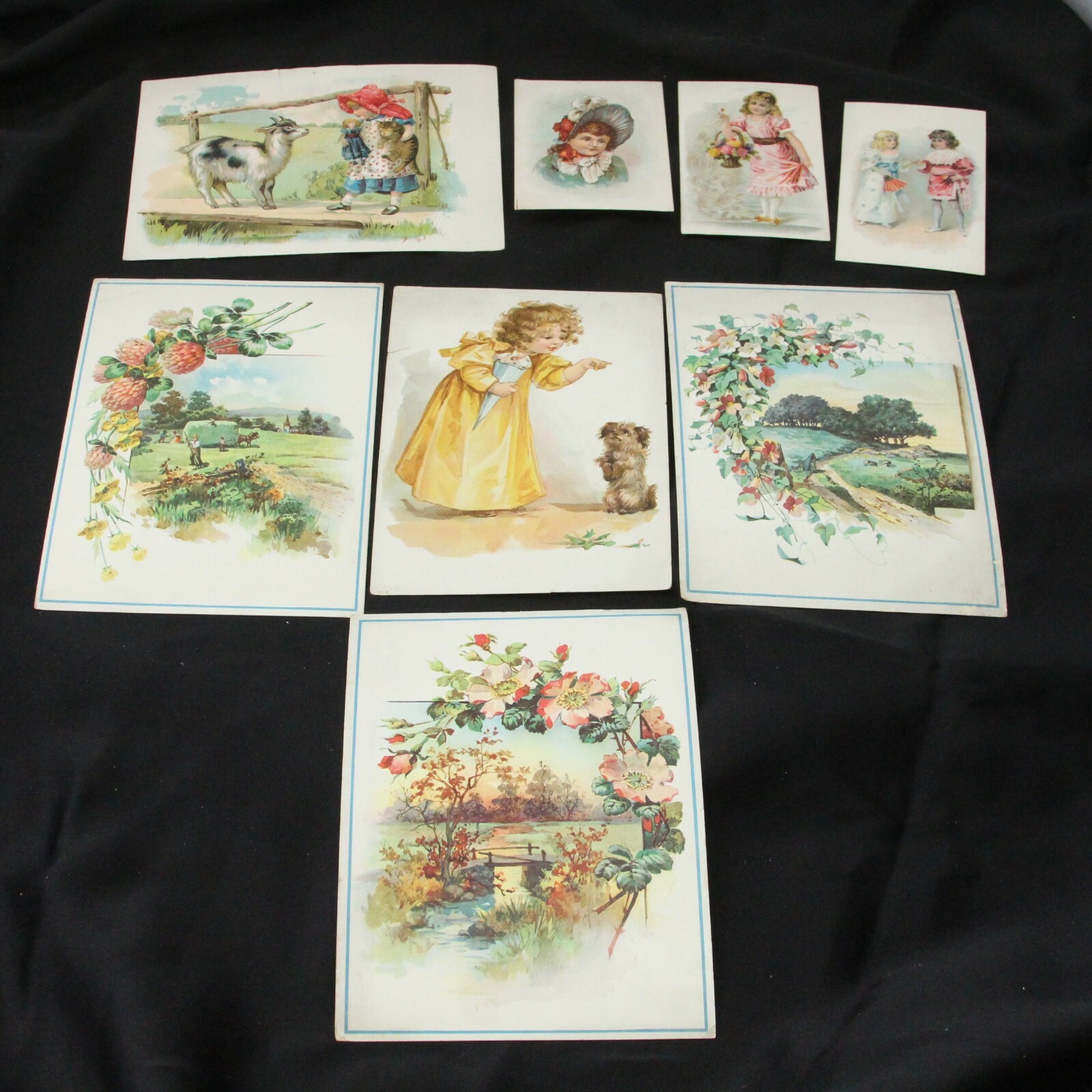 8 Victorian Trade Card Julius Bauer & Co Manufacturers of Favorite Bauer Piano