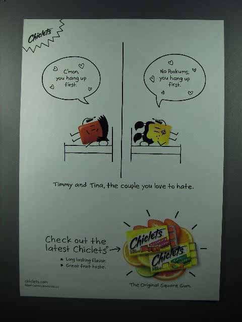 2004 Chiclets Gum Ad – The Couple You Love to Hate