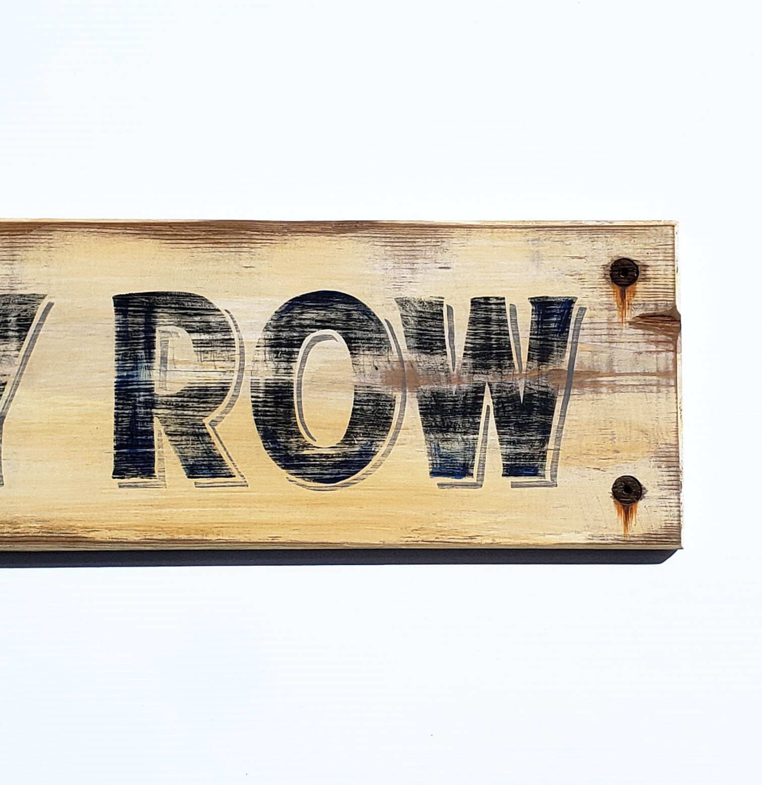 Cannery Row hand painted sign