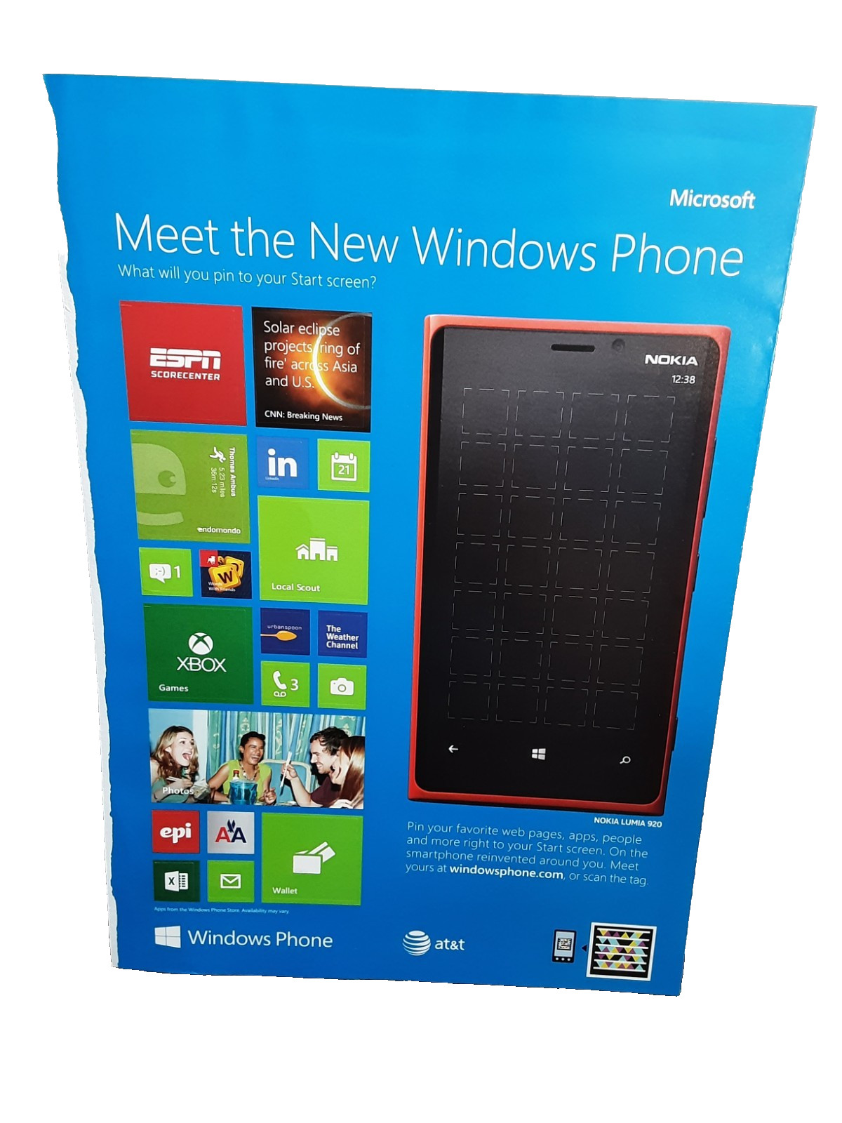 2013 Windows Phone Print Ad Meet the New Windows Phone Nokia Lumia