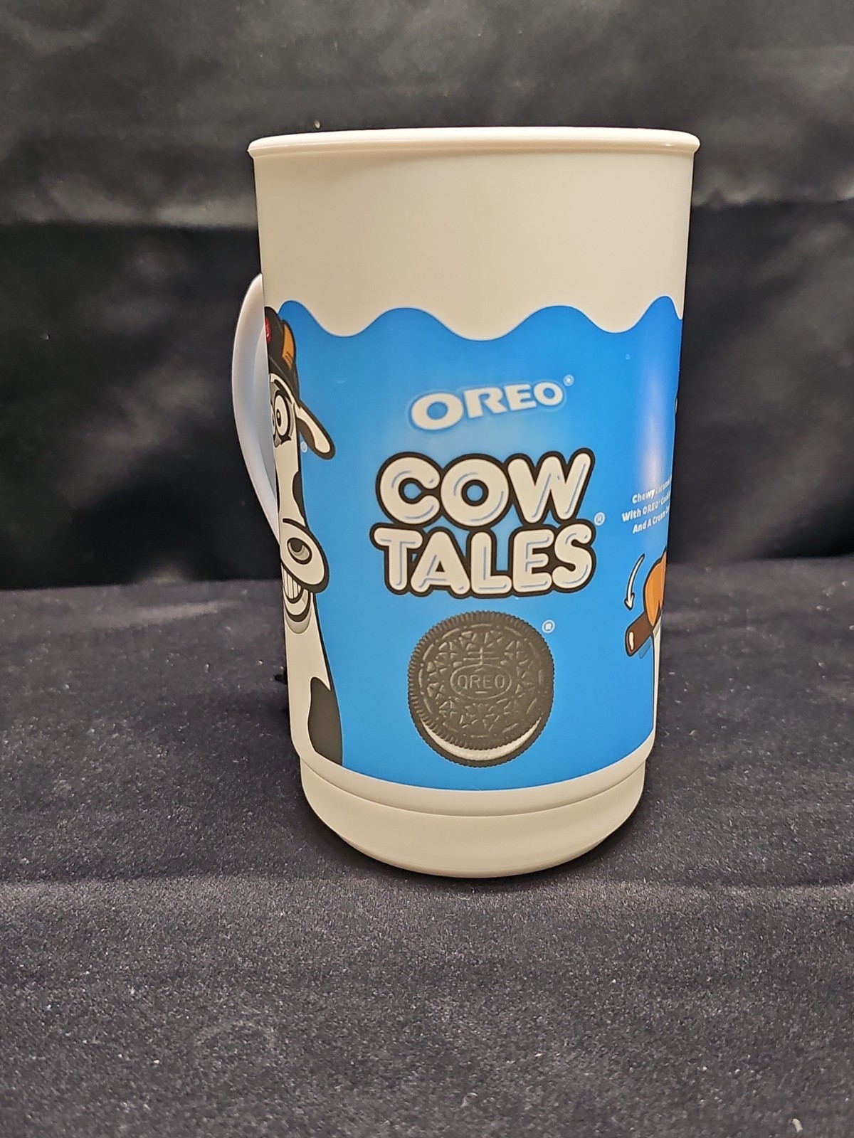 Goetze’s COW TALES Oreo Candy Advertising Cup Tumbler Mug Collectible Rare