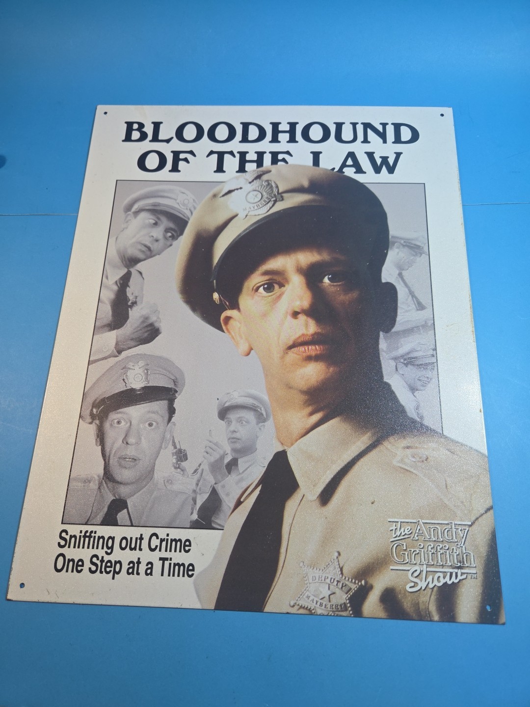 Andy Griffith – Barney Fife – Andy Griffith Show – Metal Sign 12-1/2 X 16
