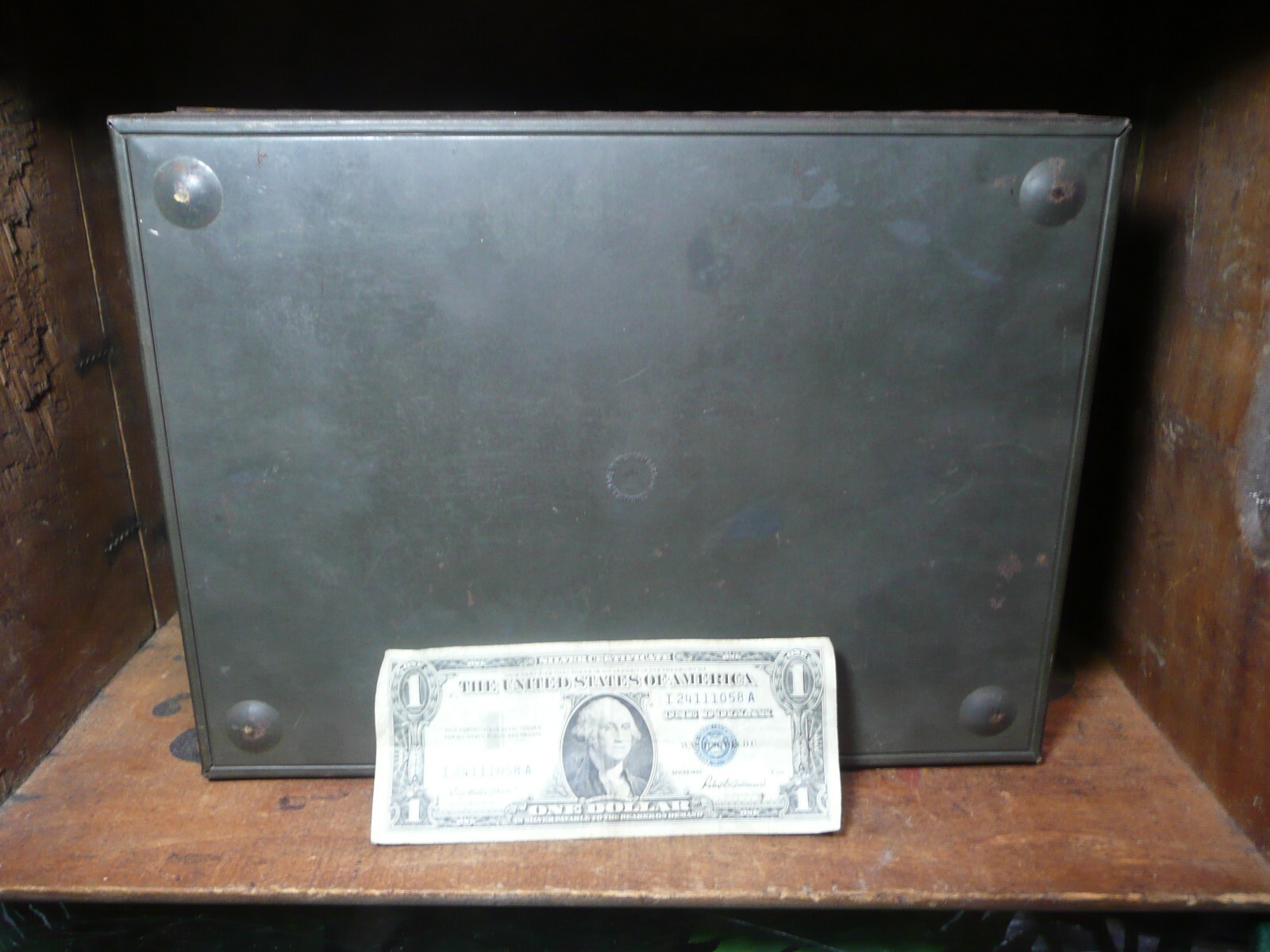 Vintage Decorative Western Germany Metal Tin 12″ x 9″ x 2 5/8″