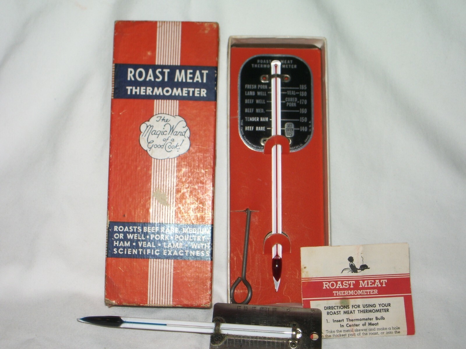 Meat Thermometers- 2 Items Airguide & Ohio
