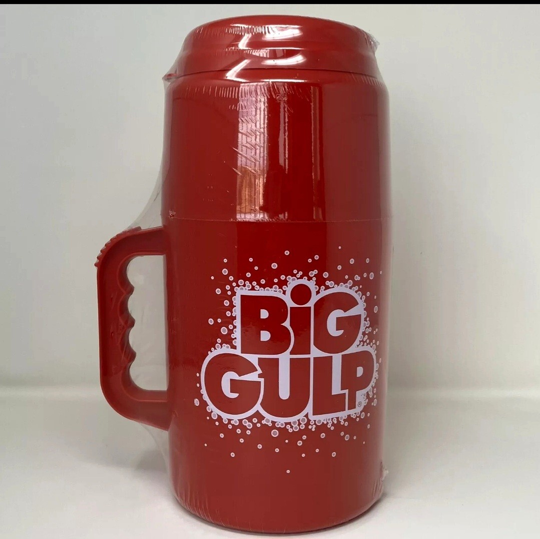 7-Eleven Thermo Serv Big Gulp Insulated 100 oz Fountain Mug /Cup Huge New