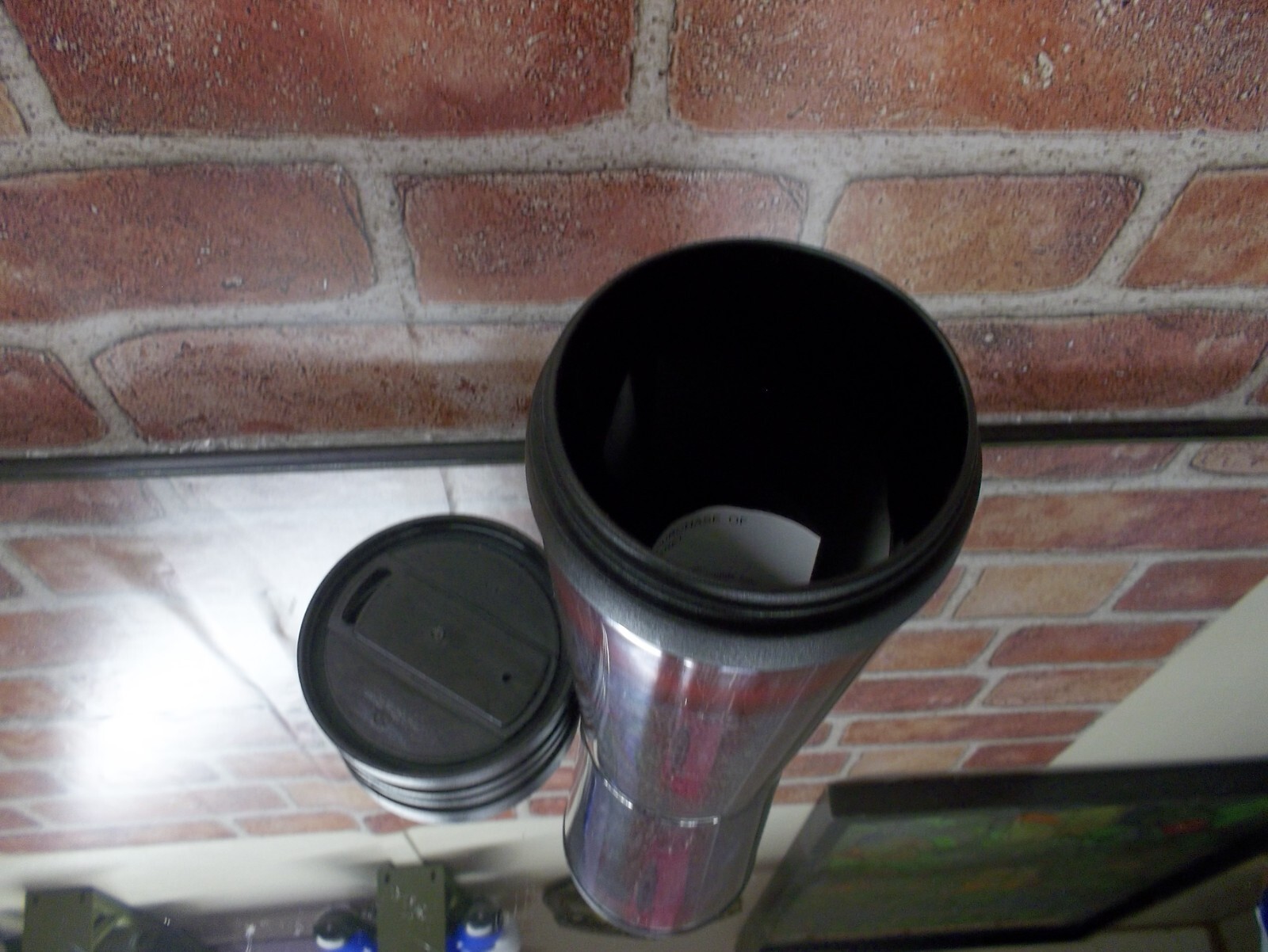 Snap On Tools Travel 14oz Coffee Tumbler Mug With Lid Plastic NEW
